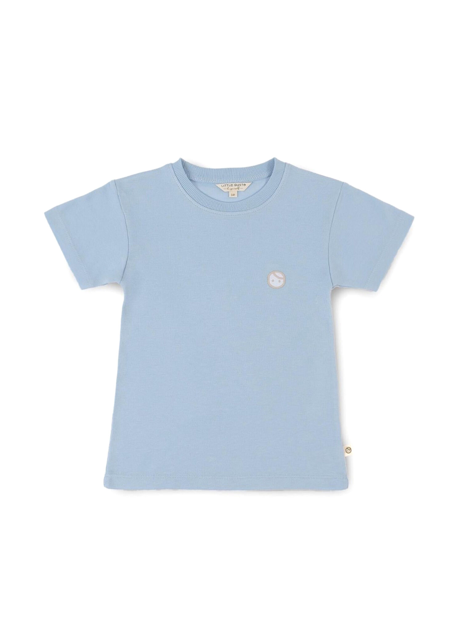 Mavi Bambu Kısa Kollu Unisex Çocuk T-shirt