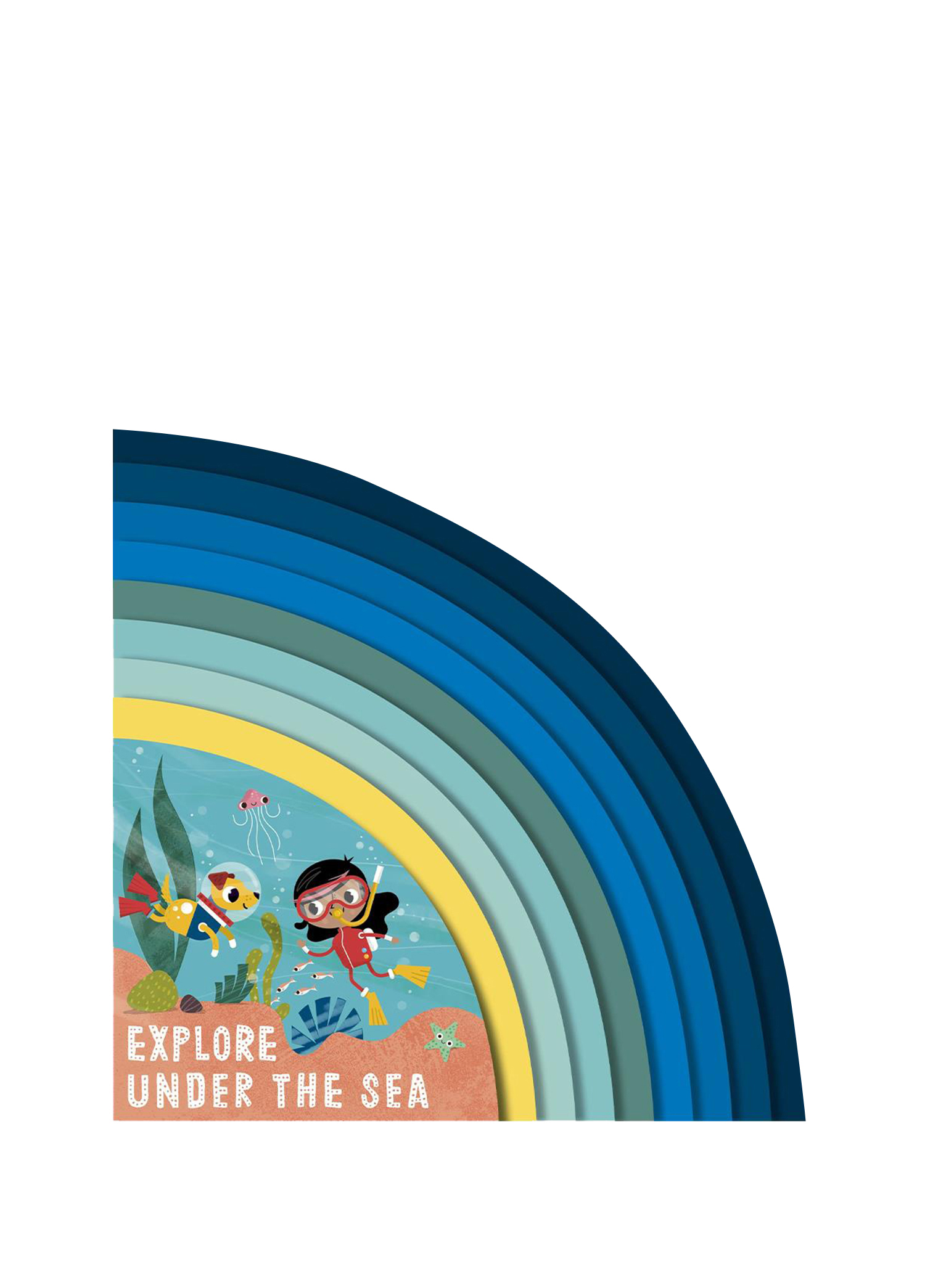 Explore Under The Sea Board Çocuk Yabancı Dil Kitabı