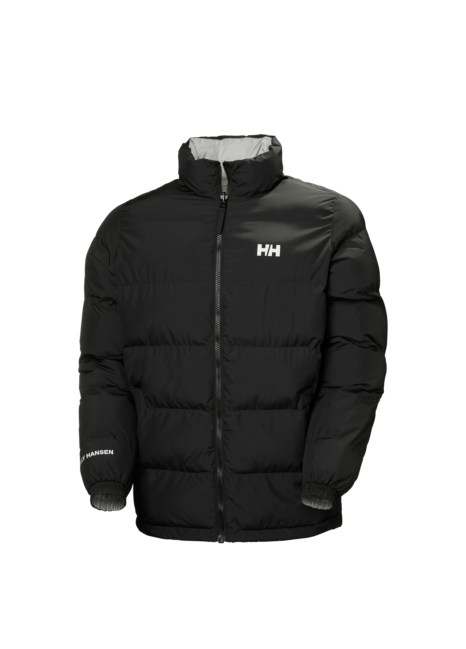 Yu 23 Reversible Puffer Black Erkek Mont