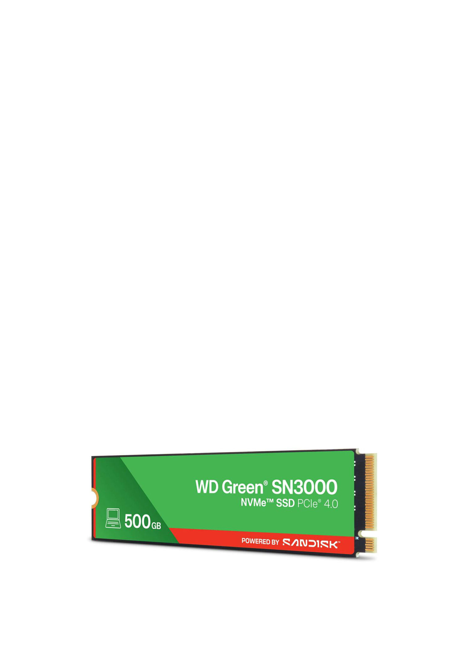 WD Green SN3000 500GB 5000/4100MB/s PCIe Gen4x4 M.2 2280 NVMe Taşınabilir SSD WDS500G4G0E