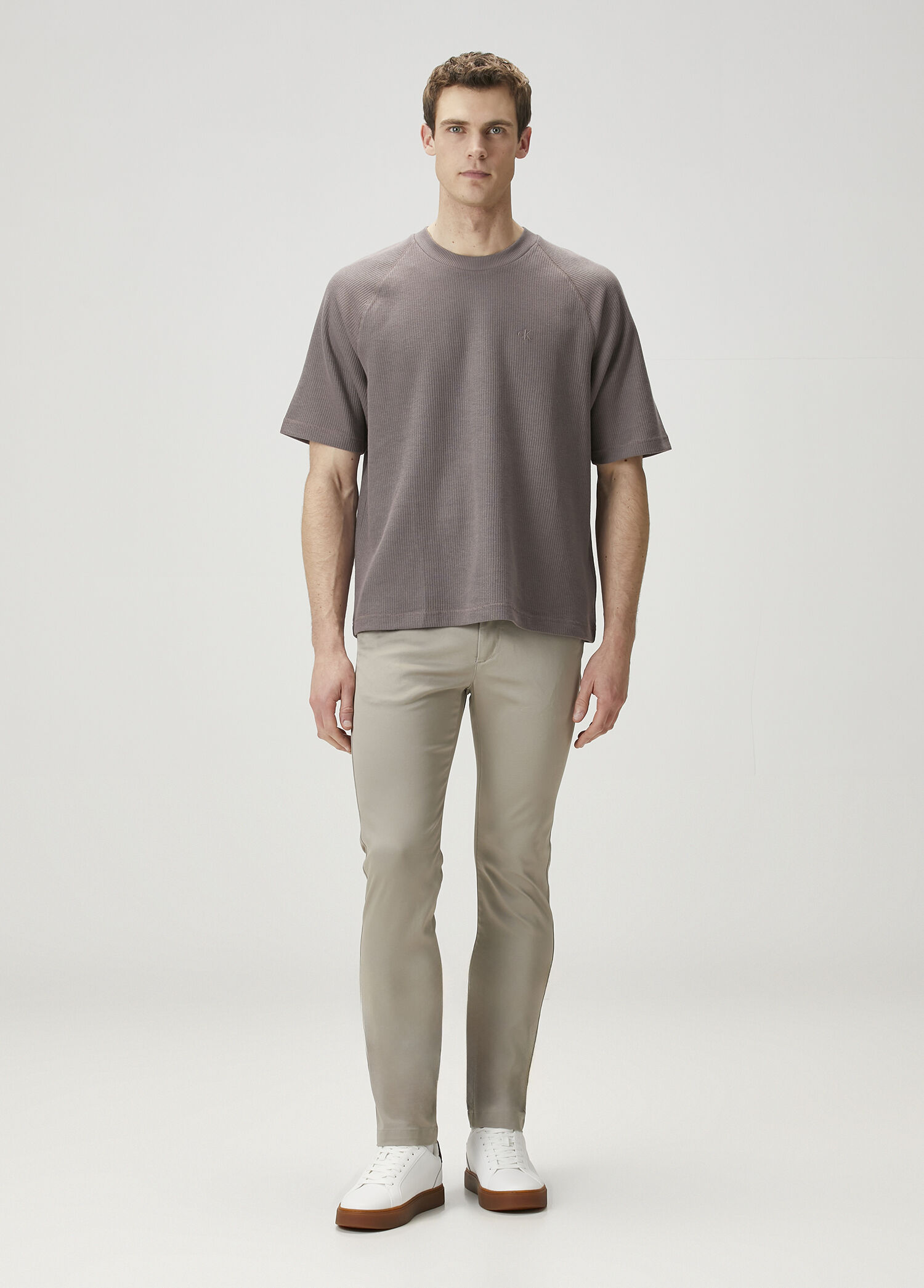 Slim Fit Kahverengi Pantolon