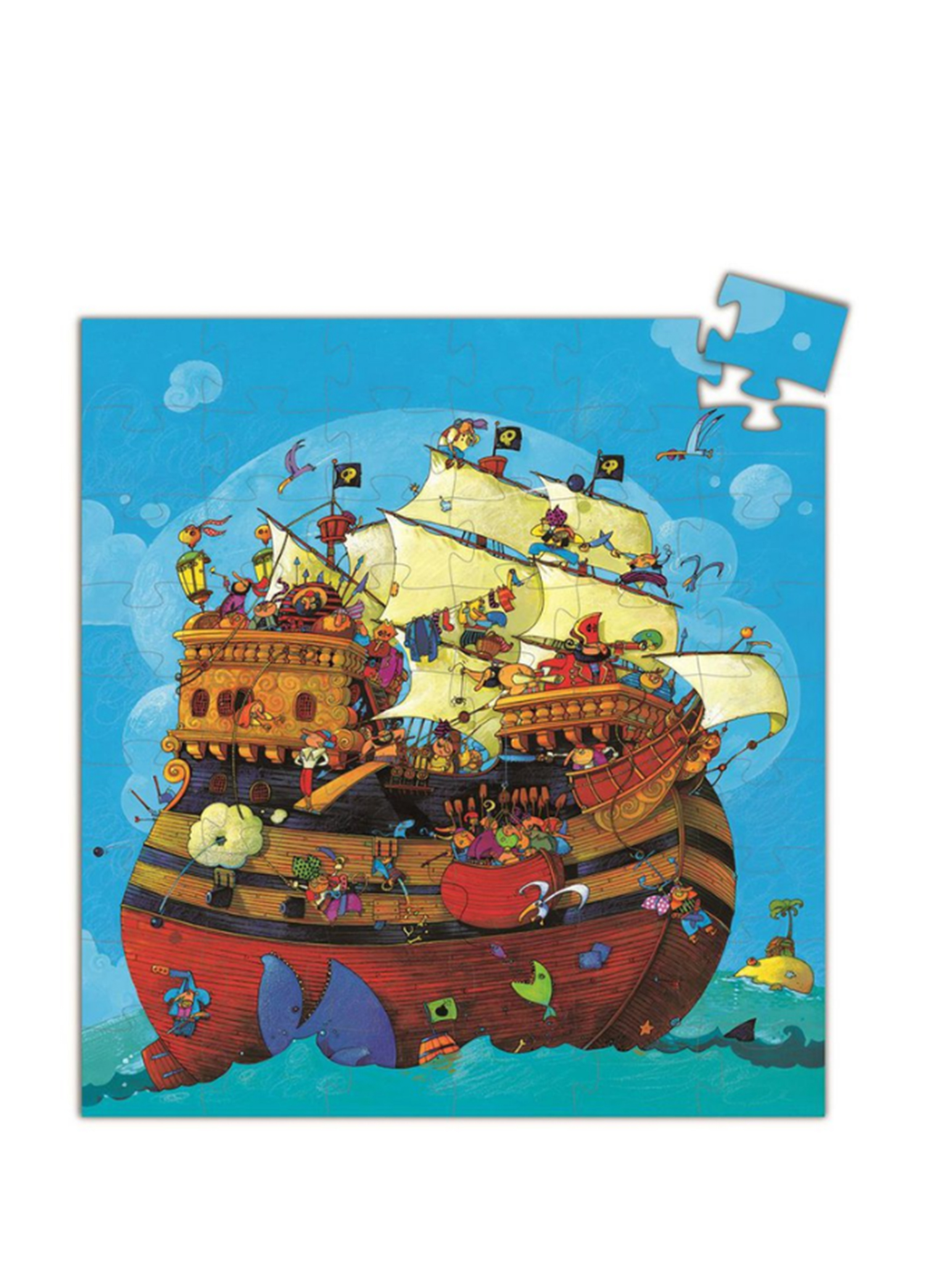 Barbarossa's Boat 54 Parça Dekoratif Puzzle