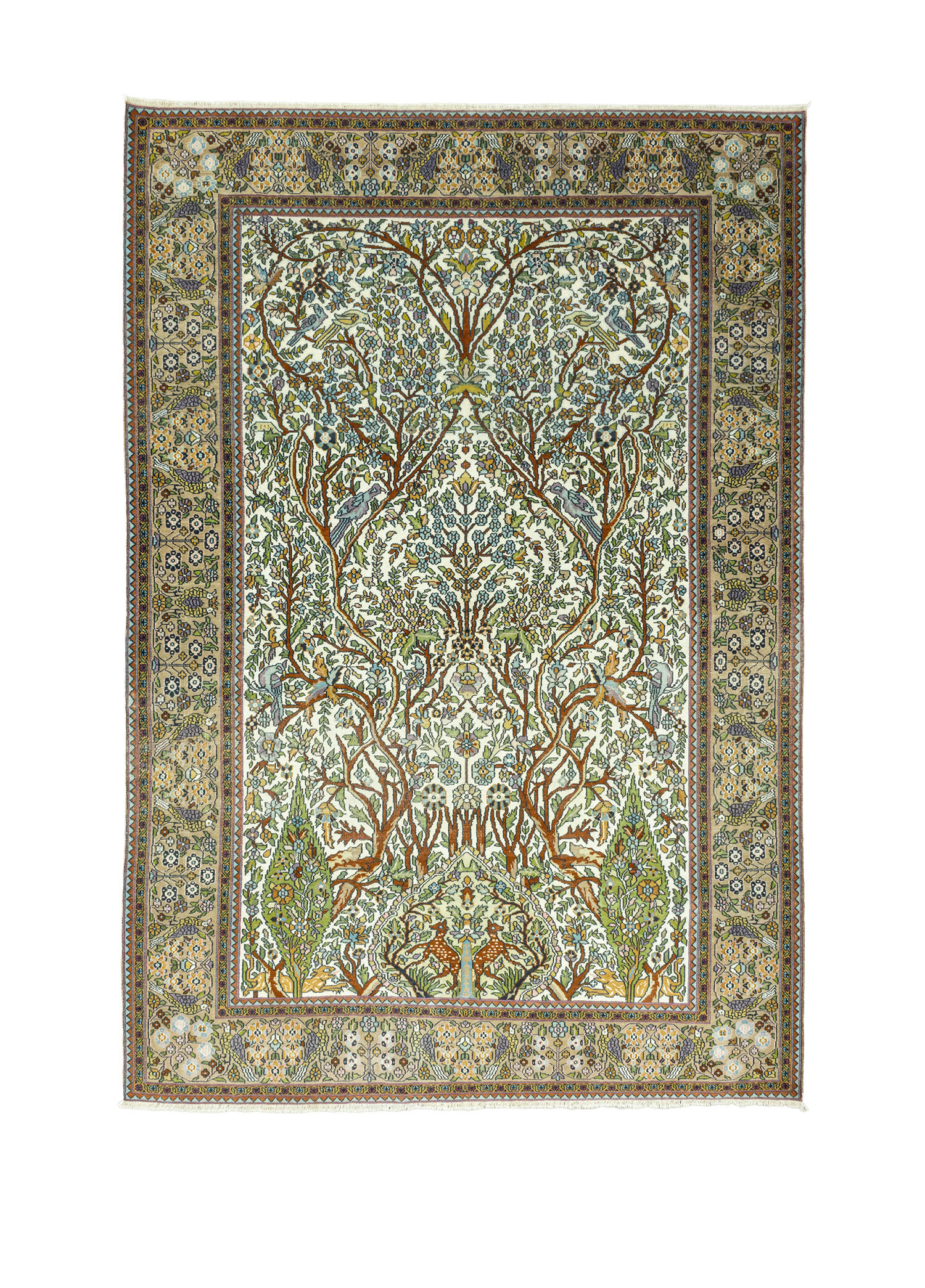 Tebriz El Dokuma İran Halısı 121 x 178 cm