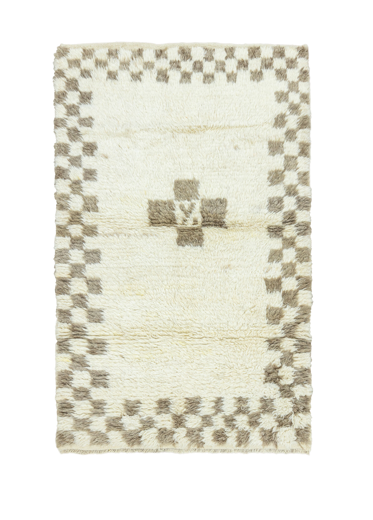 Mary Damalı El Dokuma Yün Halı 118x181 cm