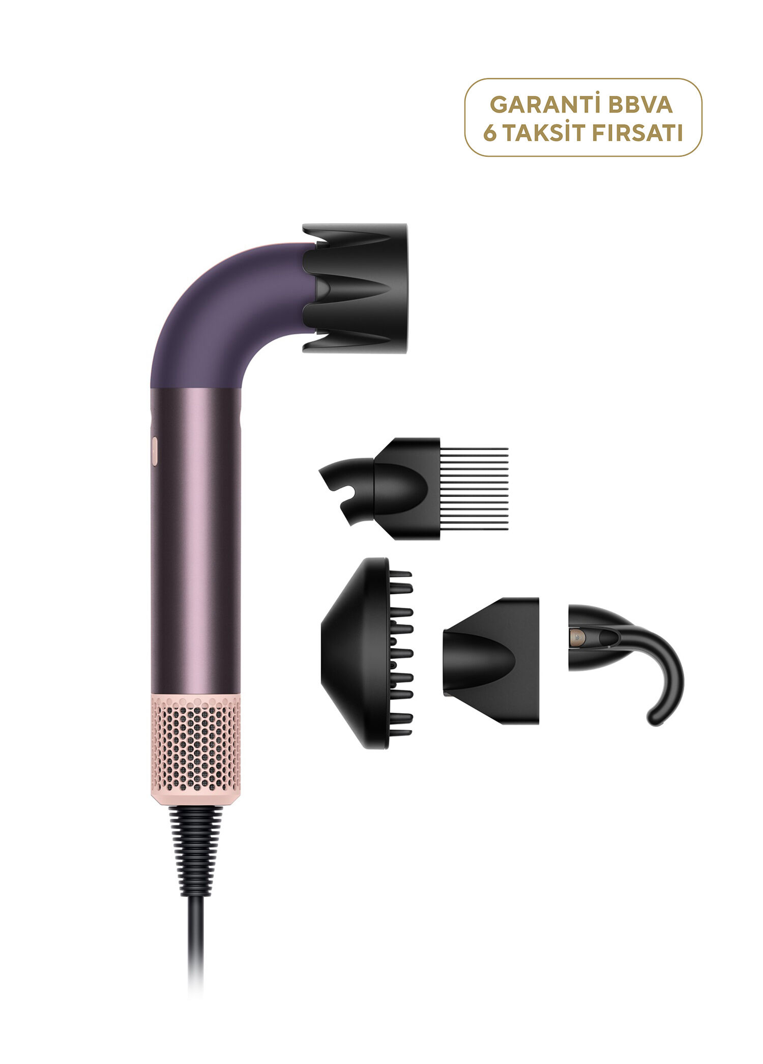 Supersonic r™ Saç Kurutma Makinesi Kıvırcık+Bukleli (Jasper Plum)