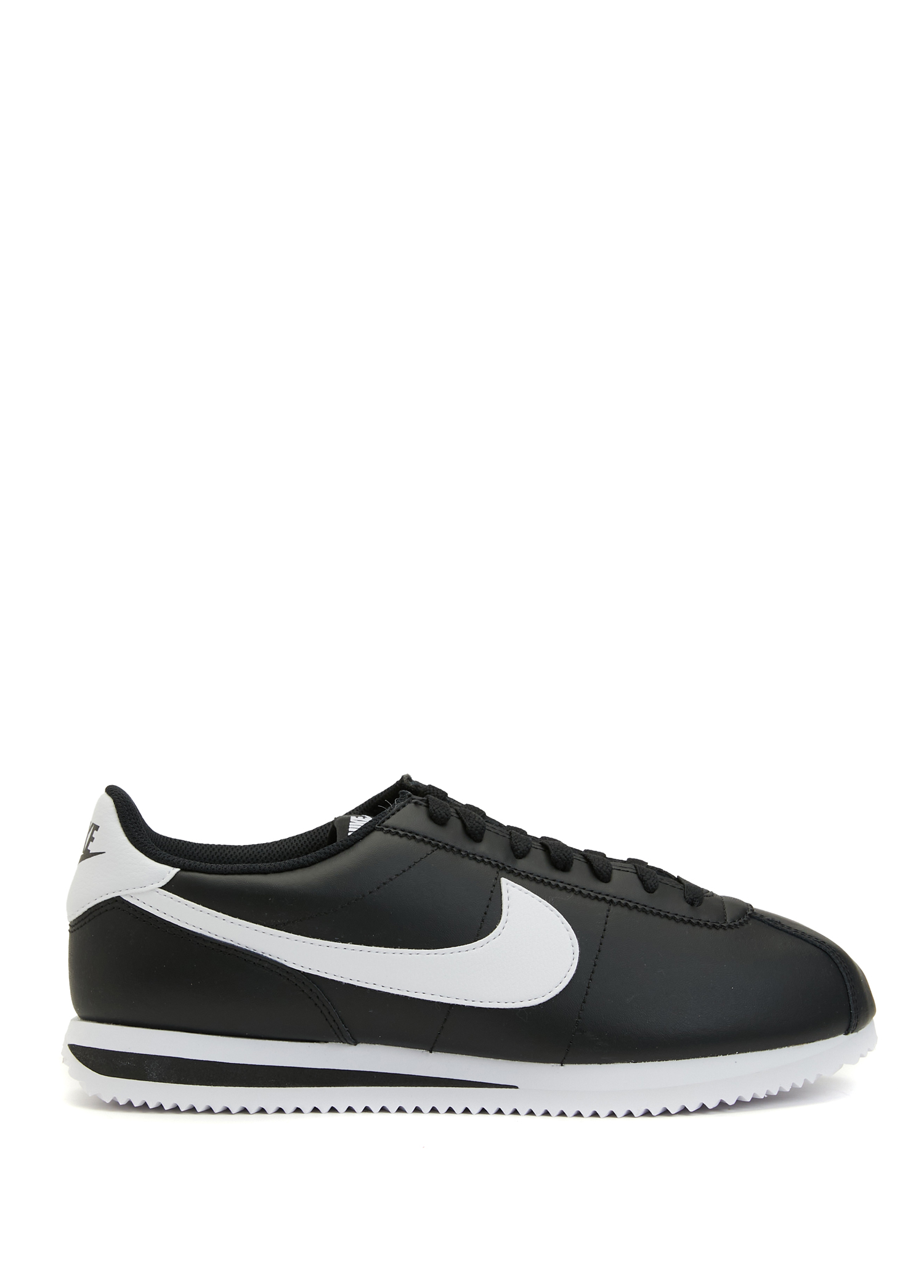 Cortez Siyah Erkek Deri Sneaker