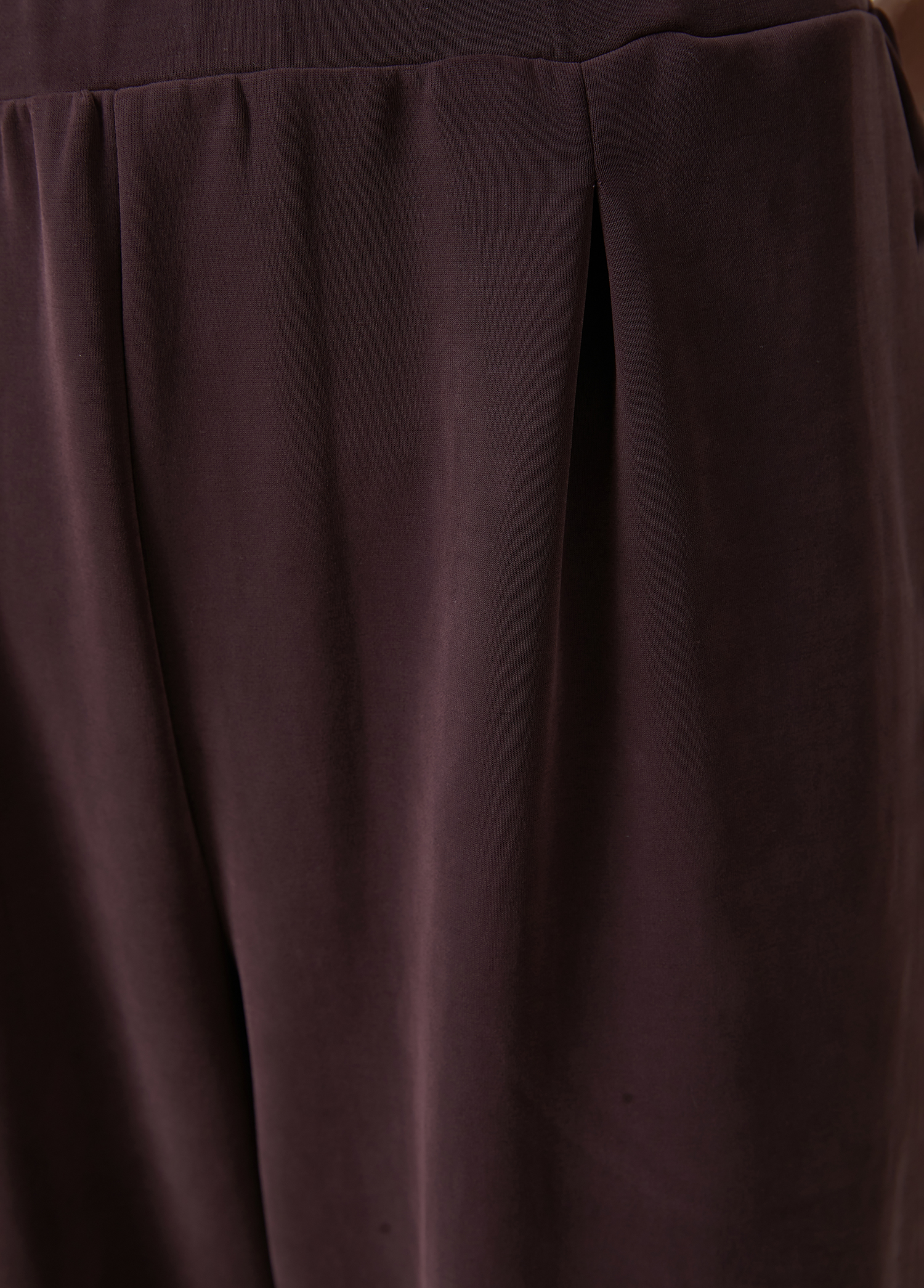 Mürdüm Jersey Pantolon_5