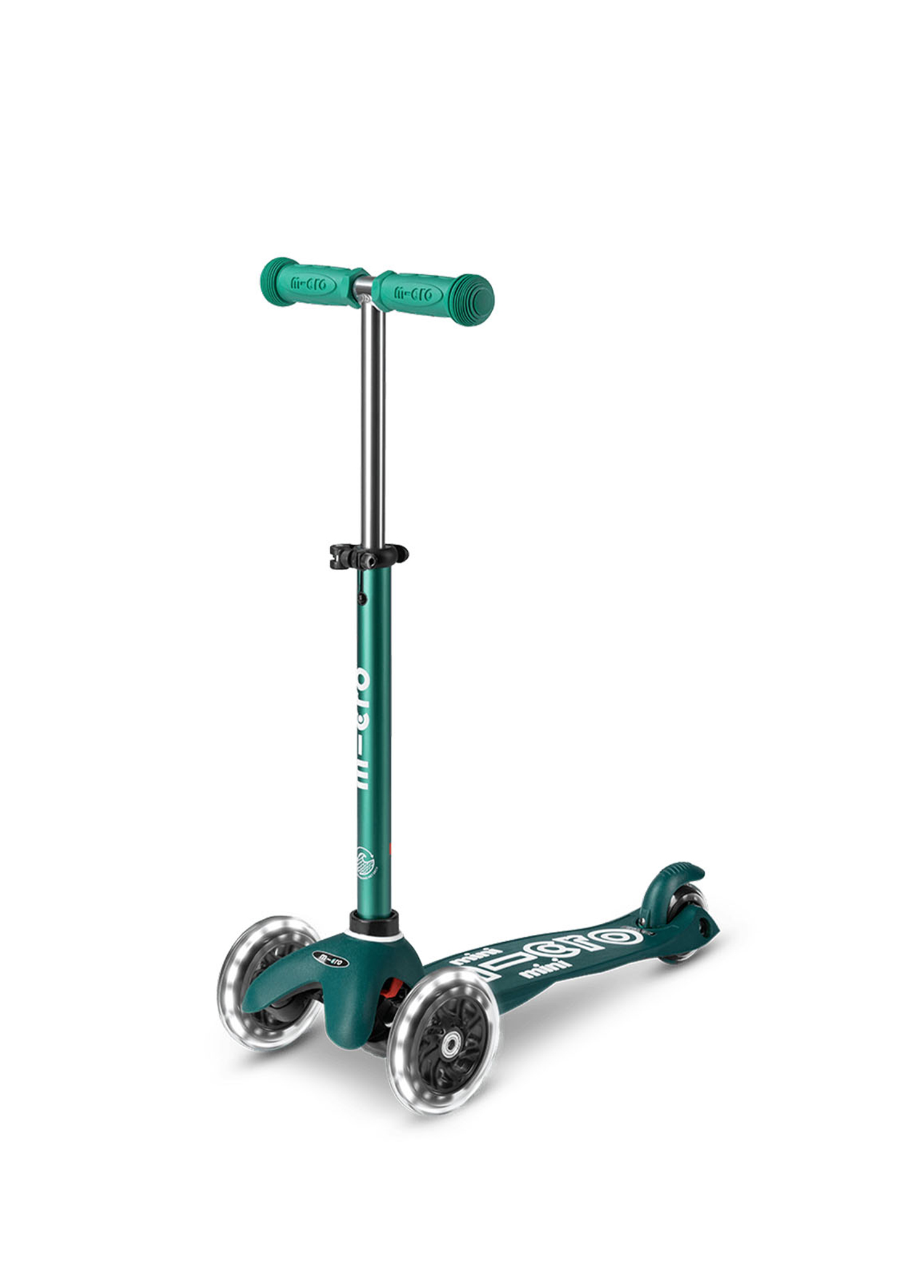 Mini Deluxe Eco Led Green 3 Tekerlekli Scooter