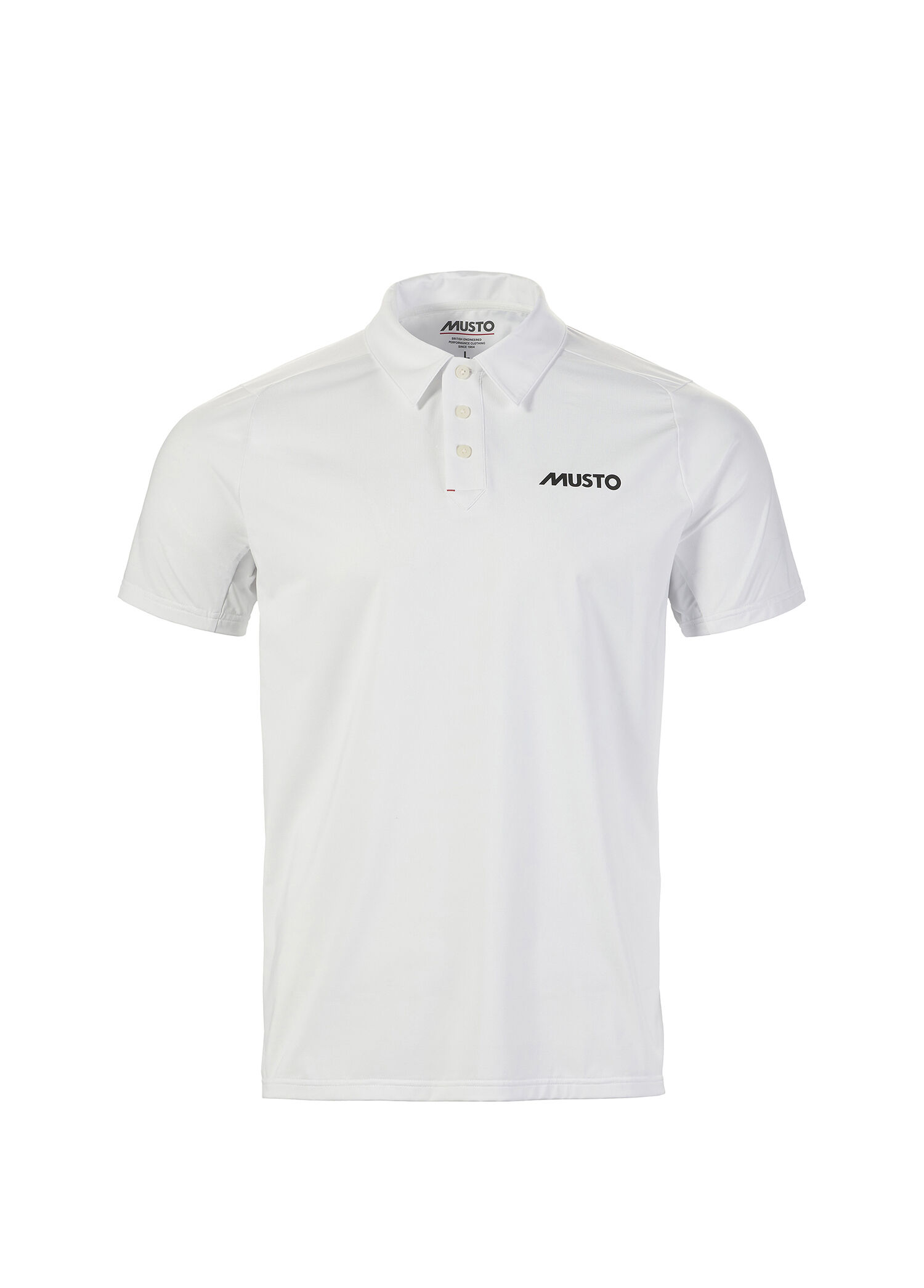 M Lpx Cooling Uv Ss White Polo T-shirt