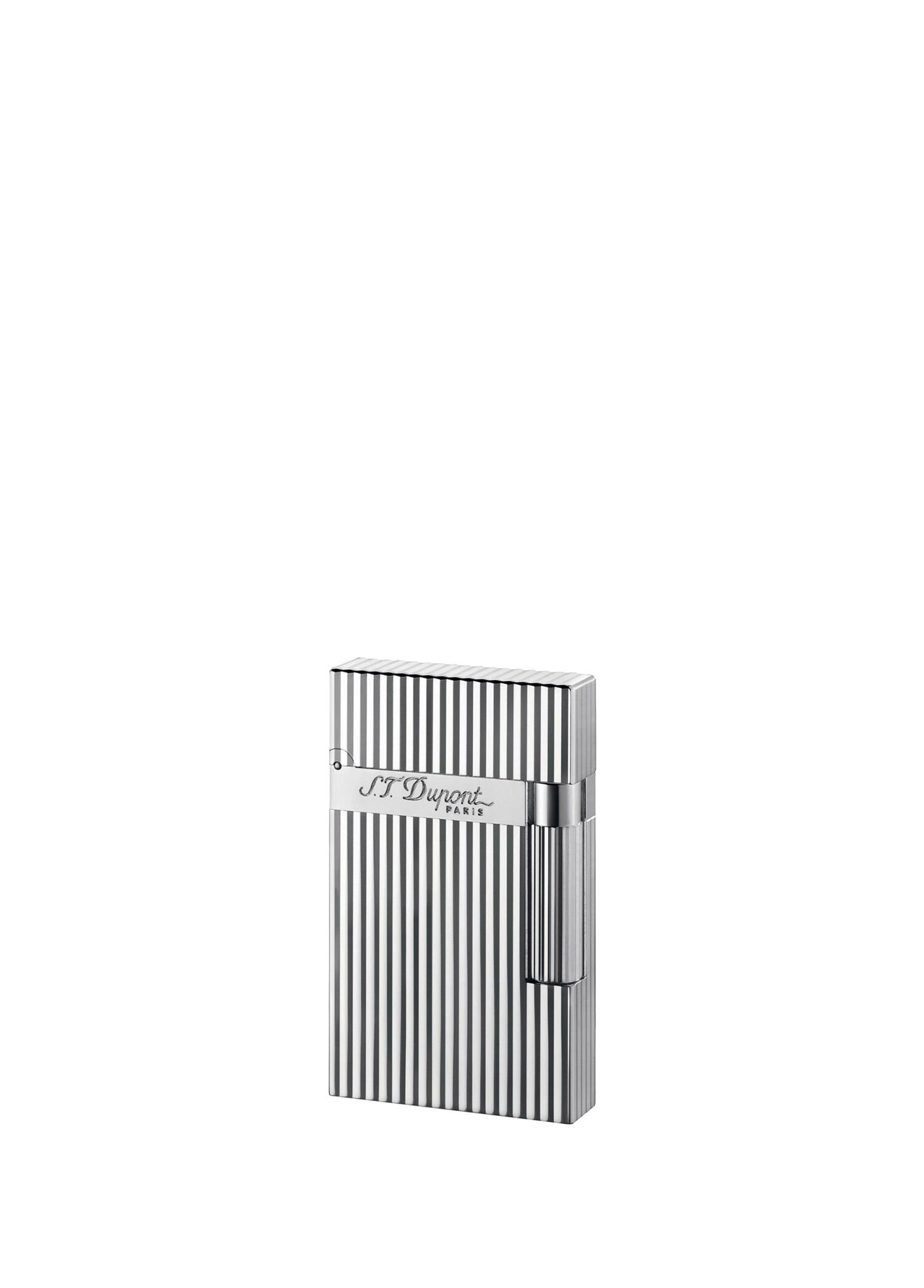 Ligne 2 Briquet Lignes Verticales Argent Çakmak