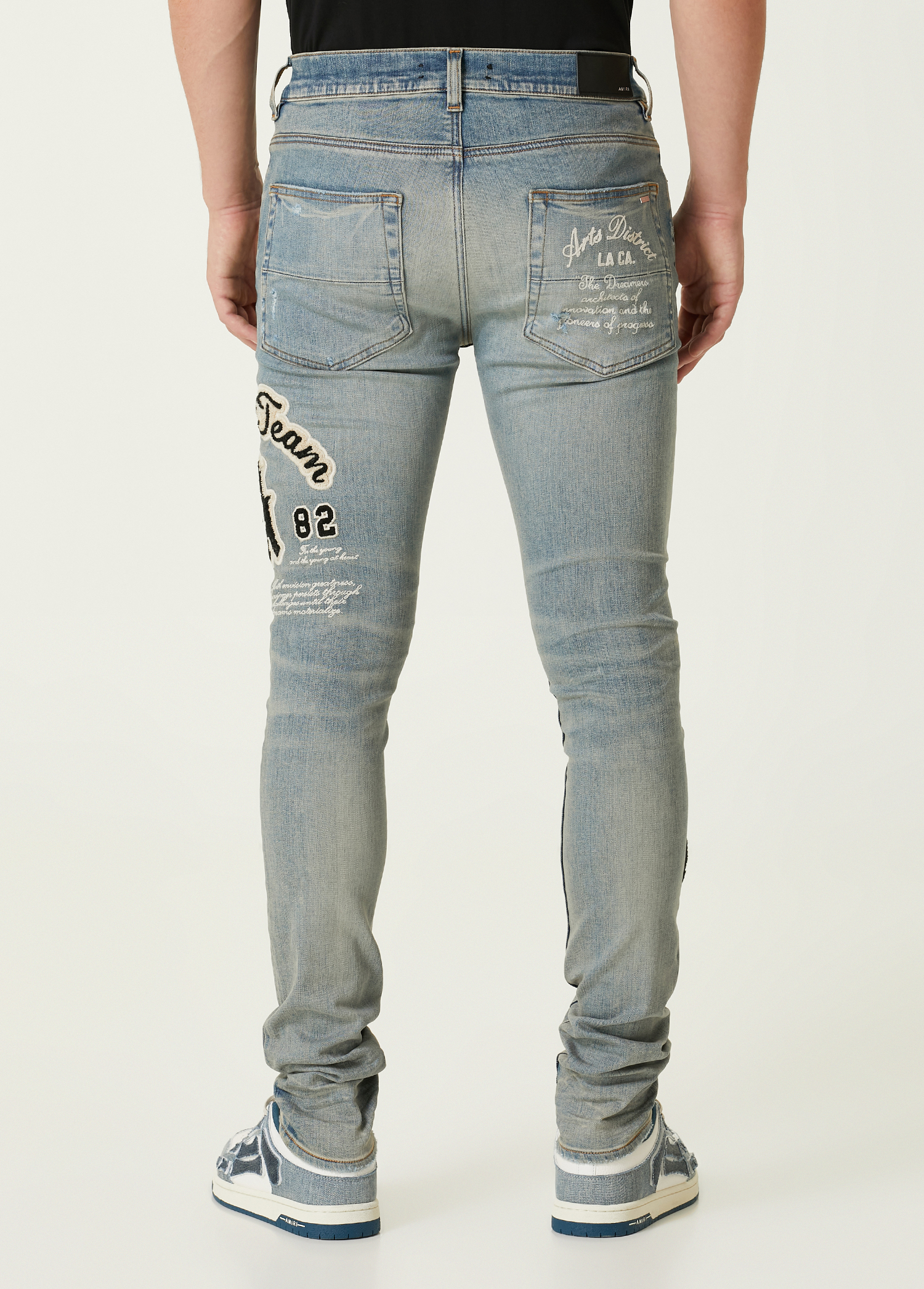 Light Blue Worn Jeans