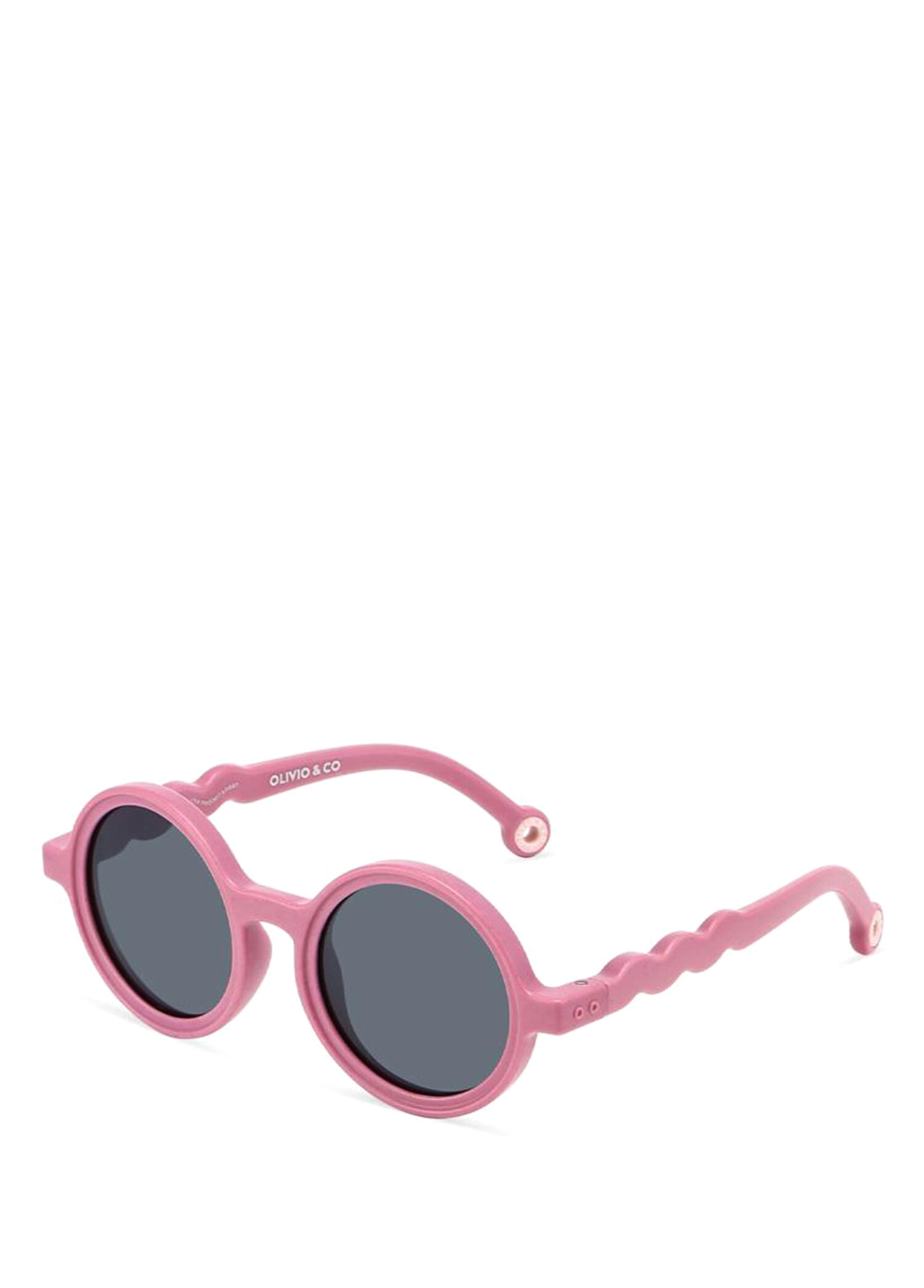 Classic Round Toddler Rock Rose 1-3 Yaş Unisex Çocuk Güneş Gözlüğü