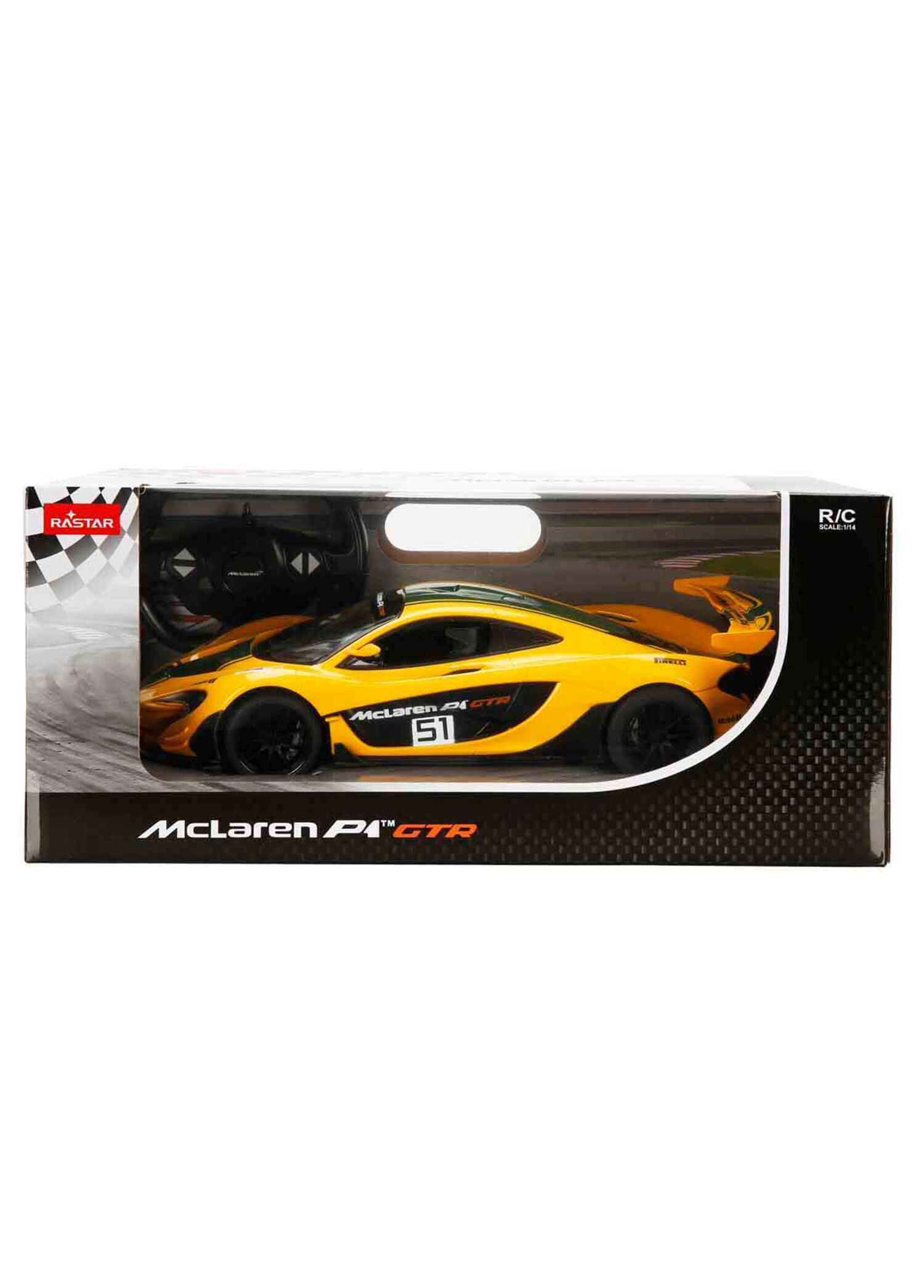 Rastar - 1:14 Mclaren P1 Gtr Remote Control Illuminated RC Car