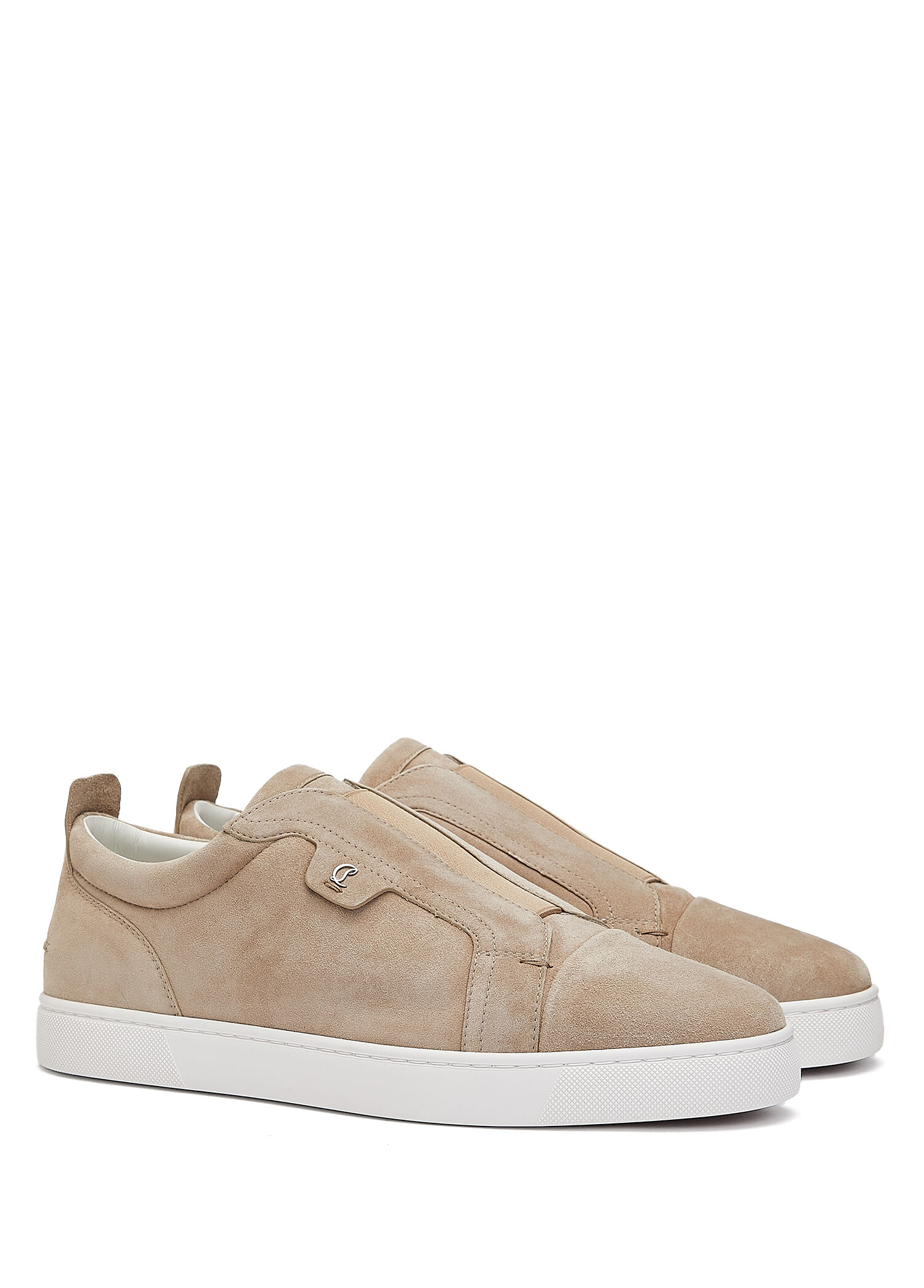 Christian Louboutin Bej Erkek St Louis Bej Erkek Süet Sneaker