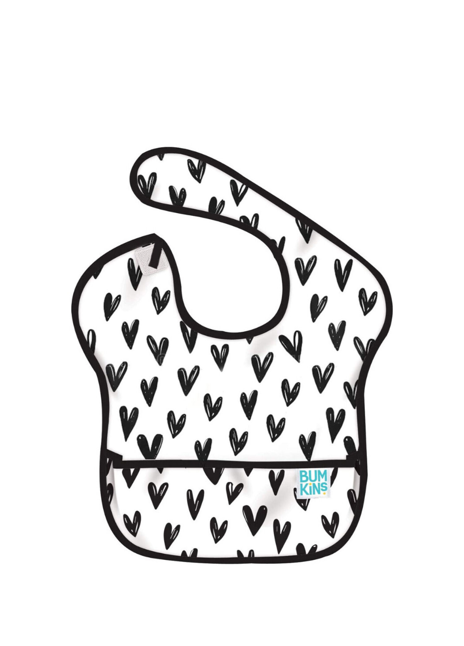 Hearts Superbib Kolsuz Unisex Bebek Mama Önlüğü