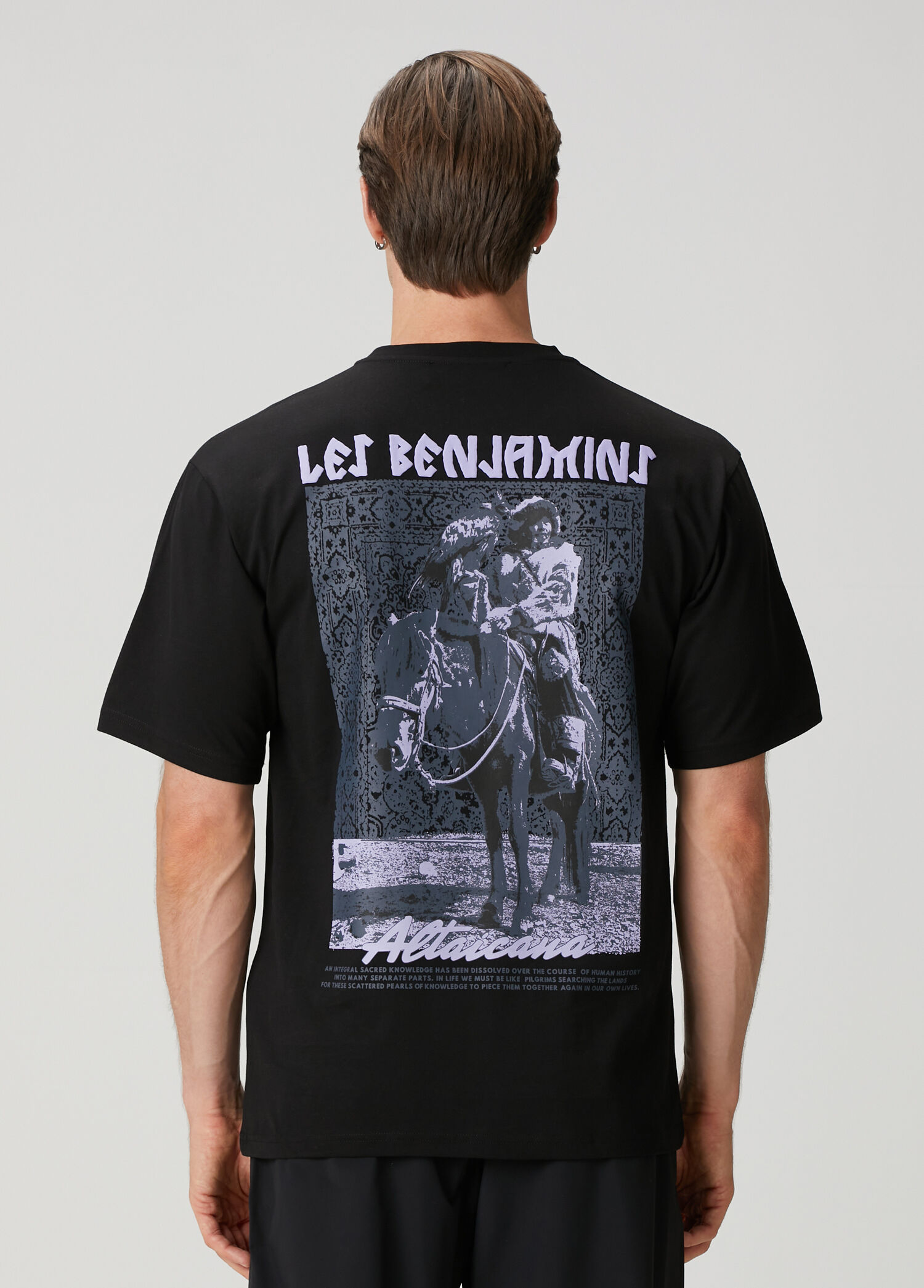 Les Benjamins - Relaxed Fit Siyah T-shirt - Siyah