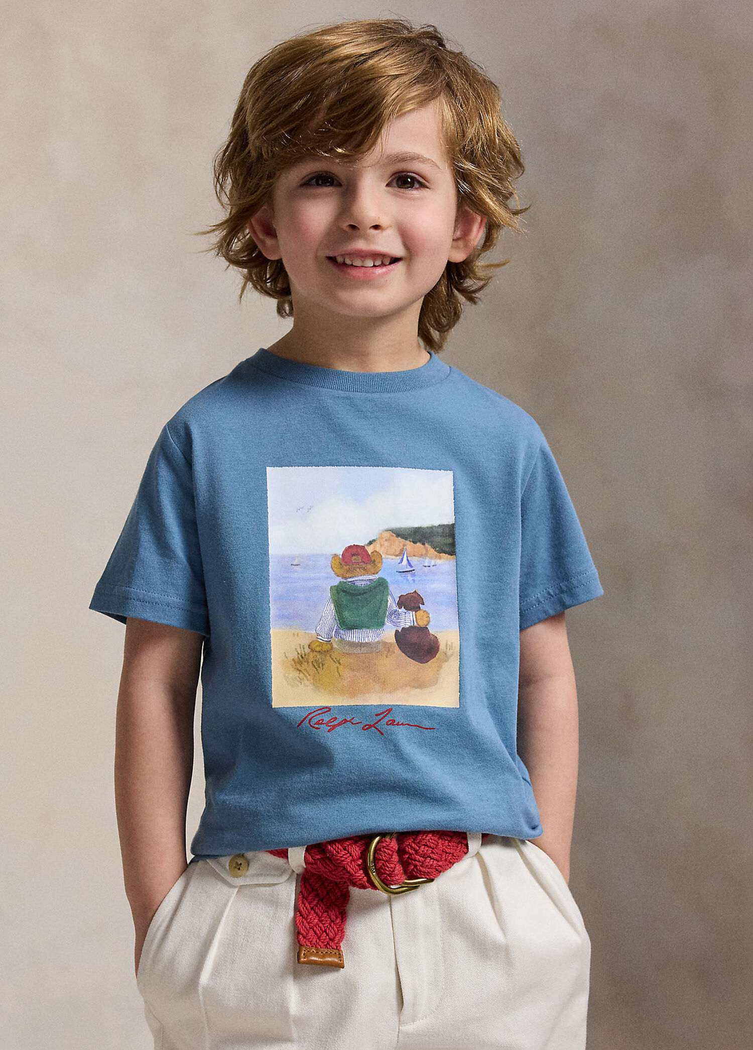 Mavi Erkek Çocuk T-shirt
