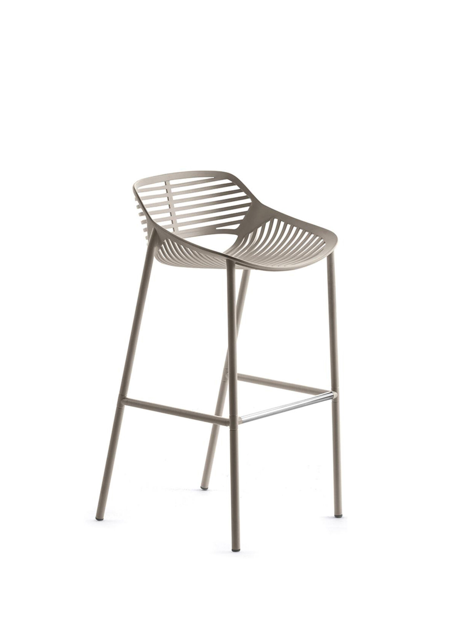 Niwa Powder Grey Alüminyum Bar Sandalyesi