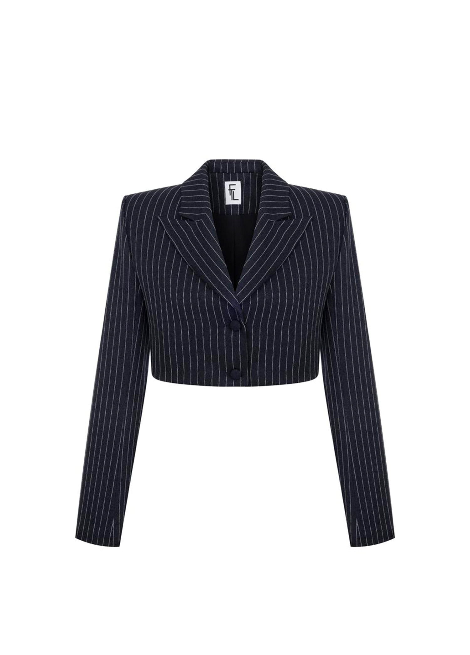 Isla Lacivert Kısa Kadın Blazer Ceket