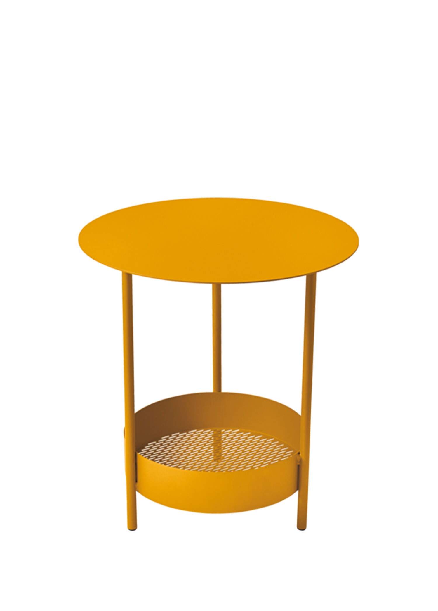 Salsa Pedestal Honey Metal Bahçe Sehpası