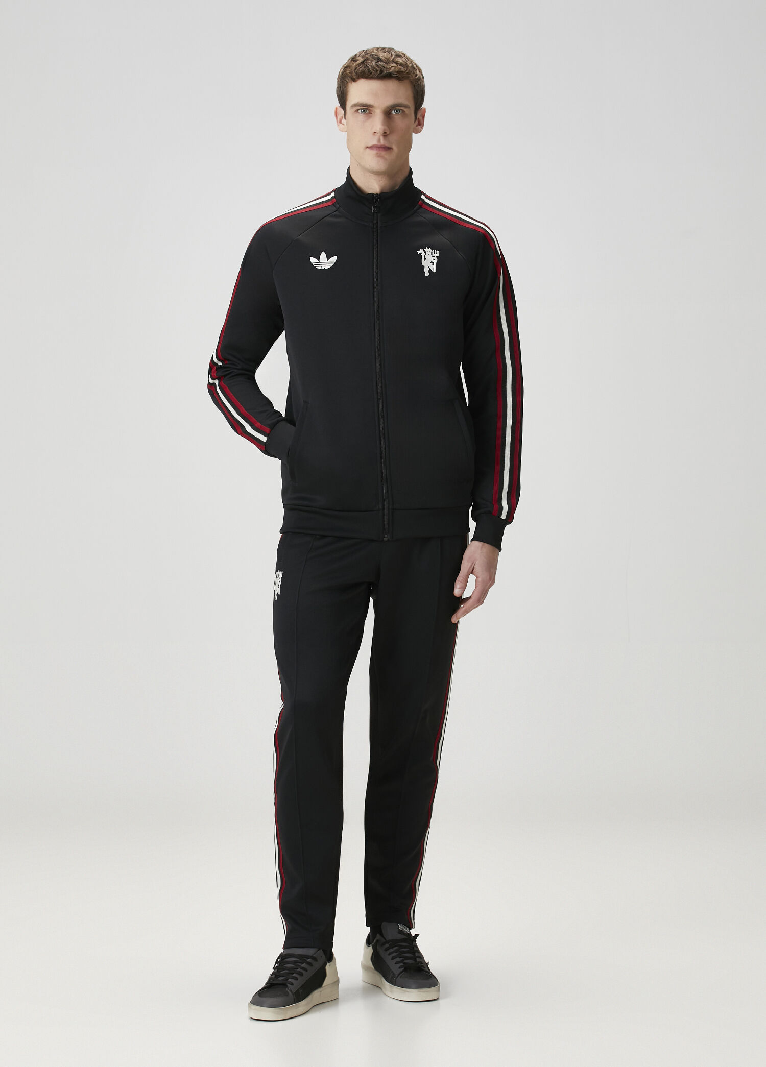 Adidas Siyah Erkek Manchester United Originals Siyah Eşofman Altı