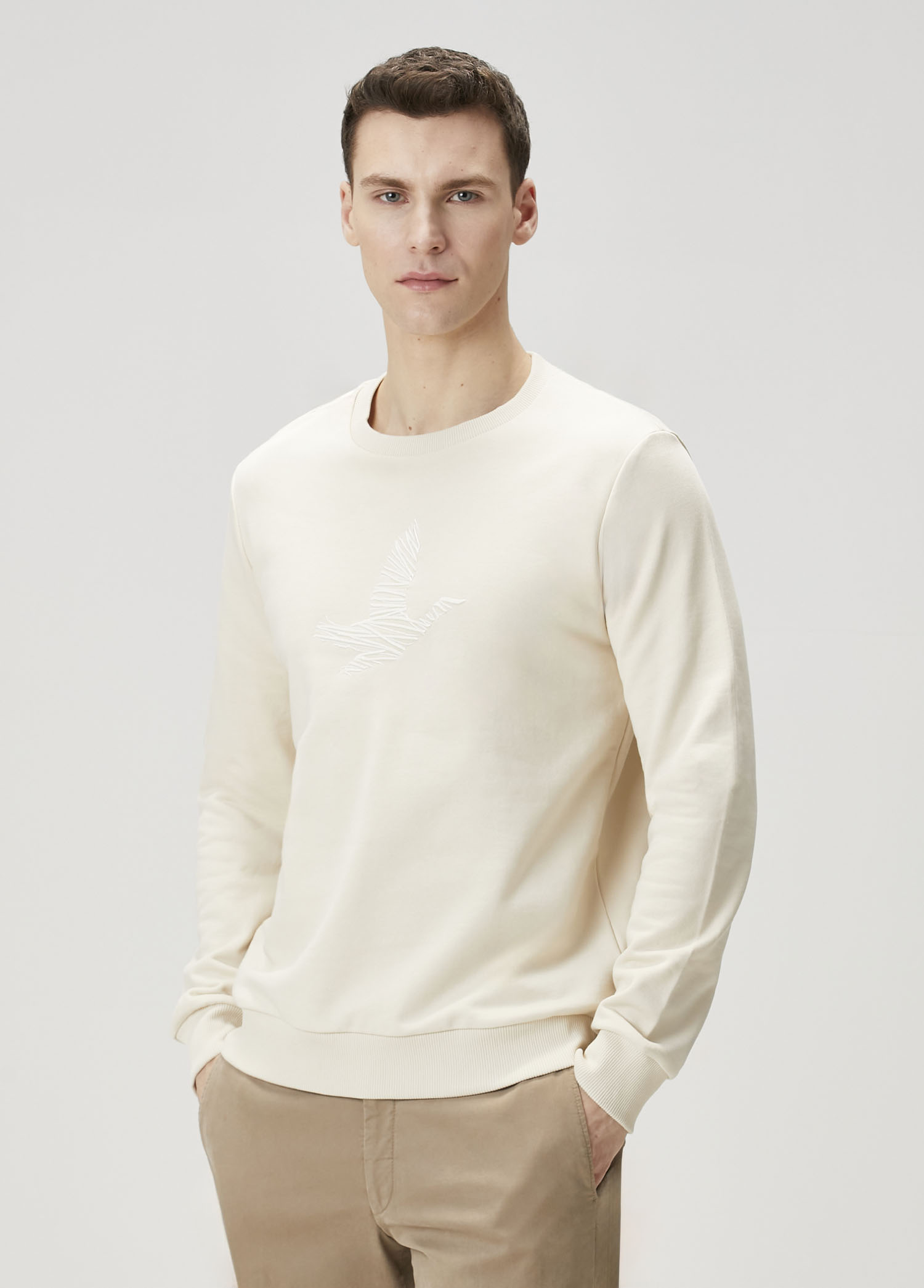 Kırık Beyaz Sweatshirt_1