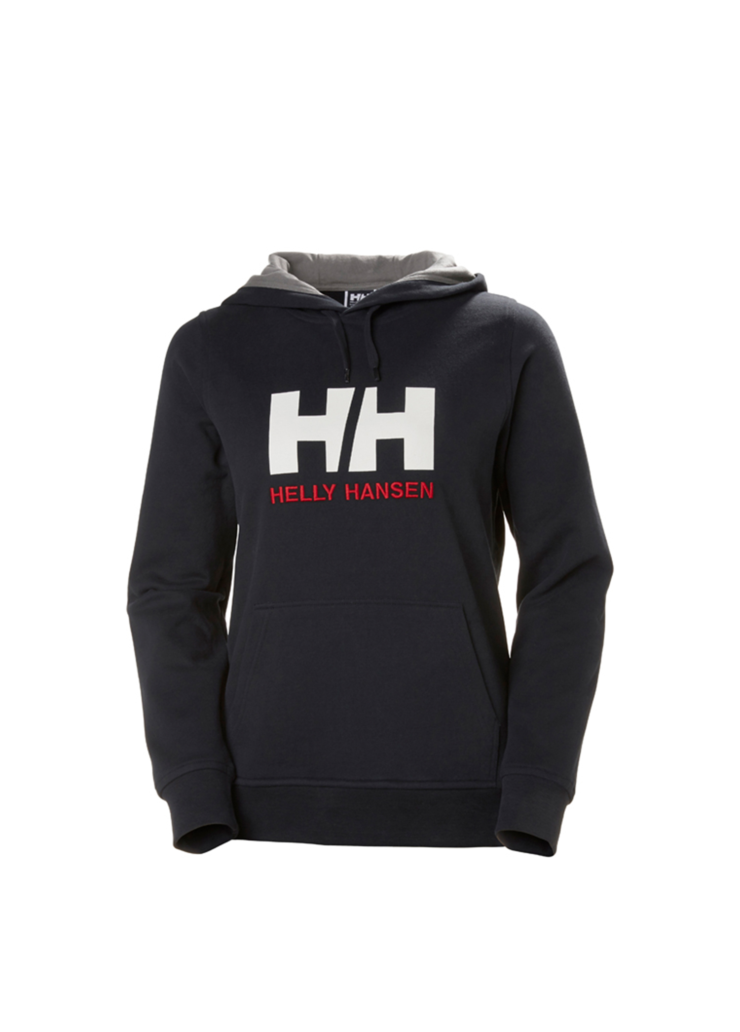 W Logo Lacivert Kadın Hoodie