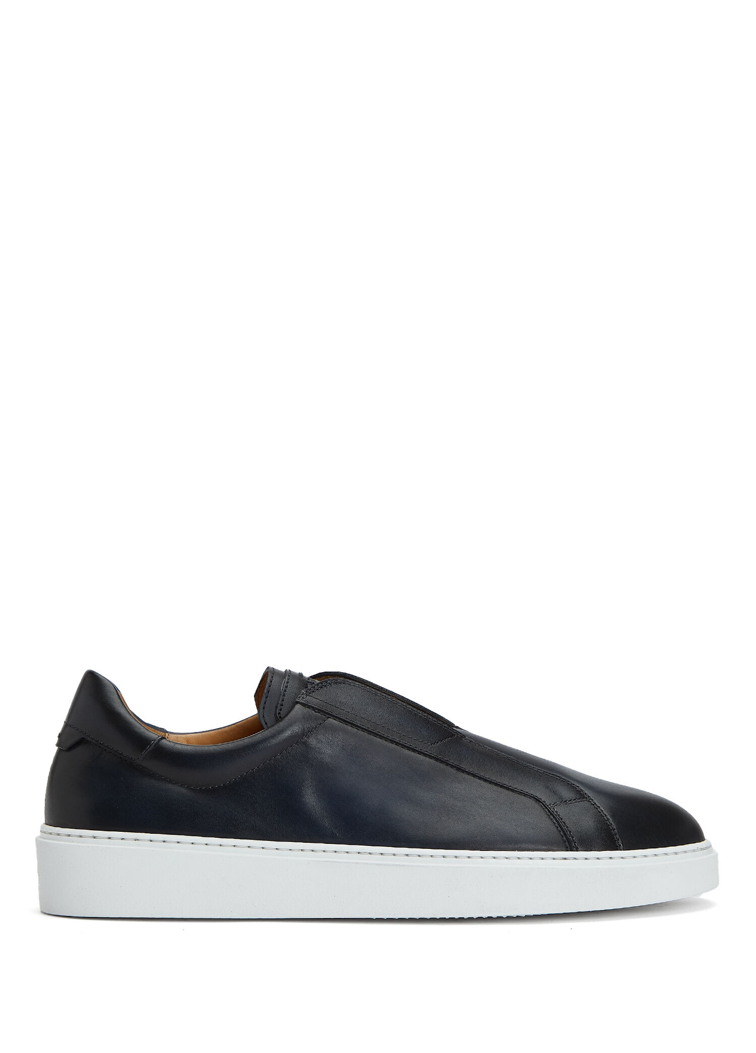 Lacivert Erkek Deri Sneaker