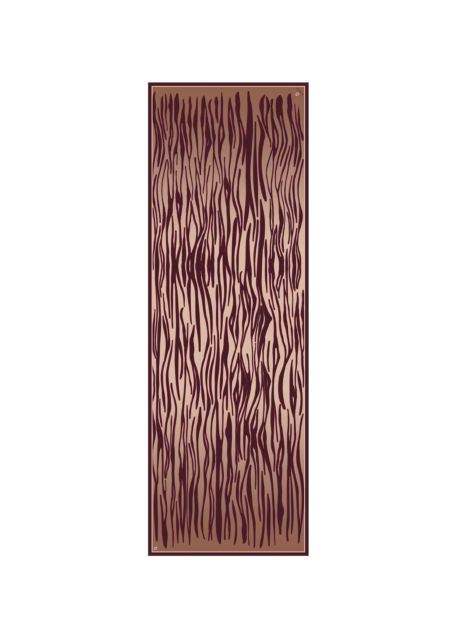 Zebra Desenli İpek Kadın Şal