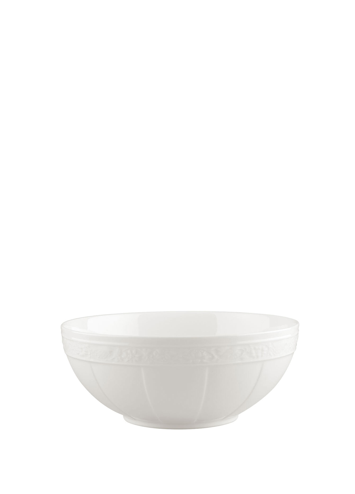 White Pearl Beyaz Porselen Servis Kasesi 24 cm