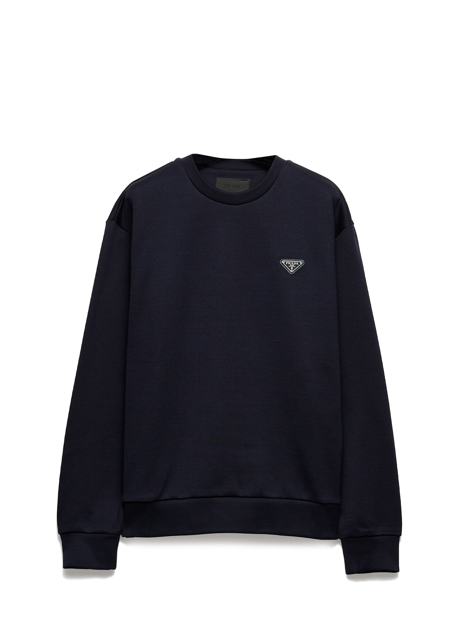 Mavi Teknik Pamuklu Erkek Sweatshirt