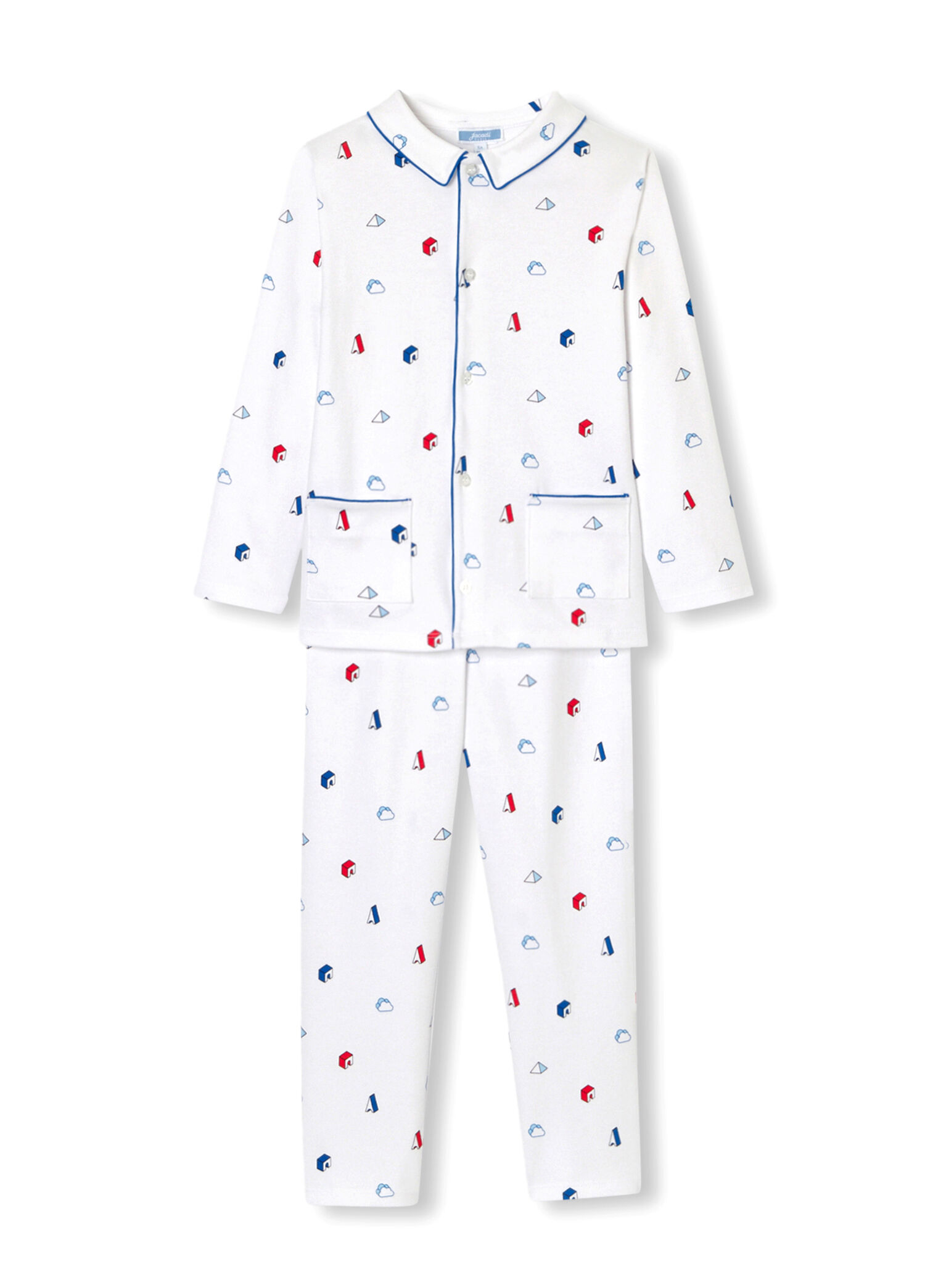 Paris Motifli Erkek Çocuk Pijama Takımı