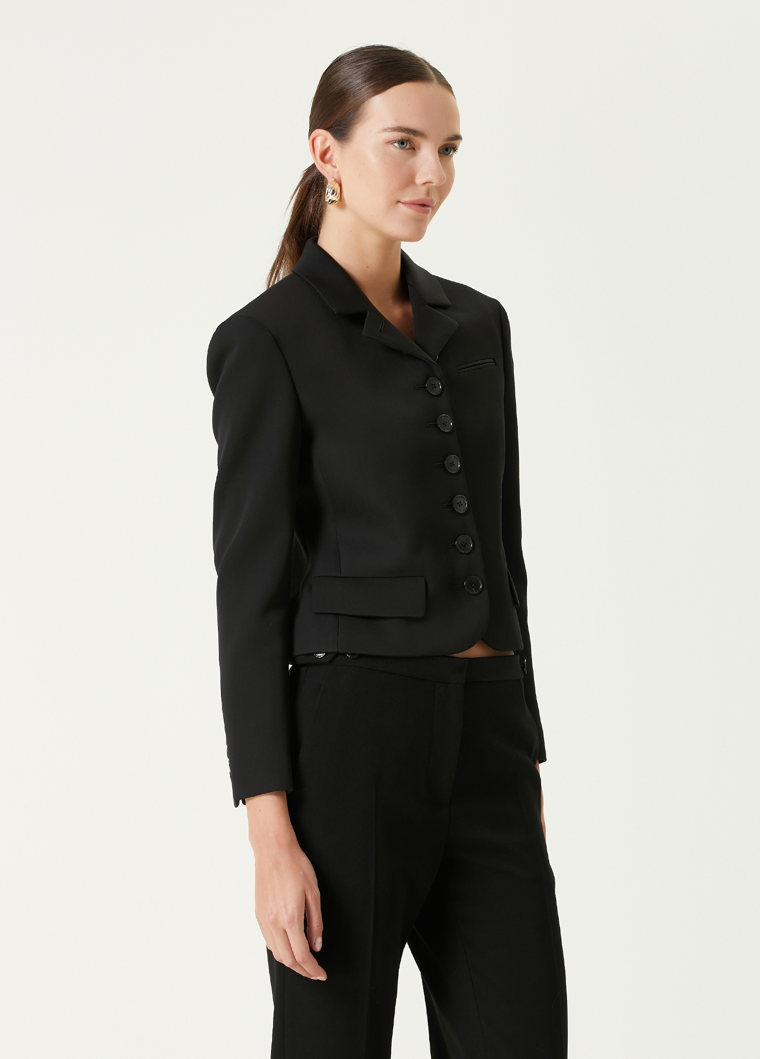 【国内発送】THE ROW ジャケット Fletcher wool blazer Fletcher ウールジャケット ブラック – The Row