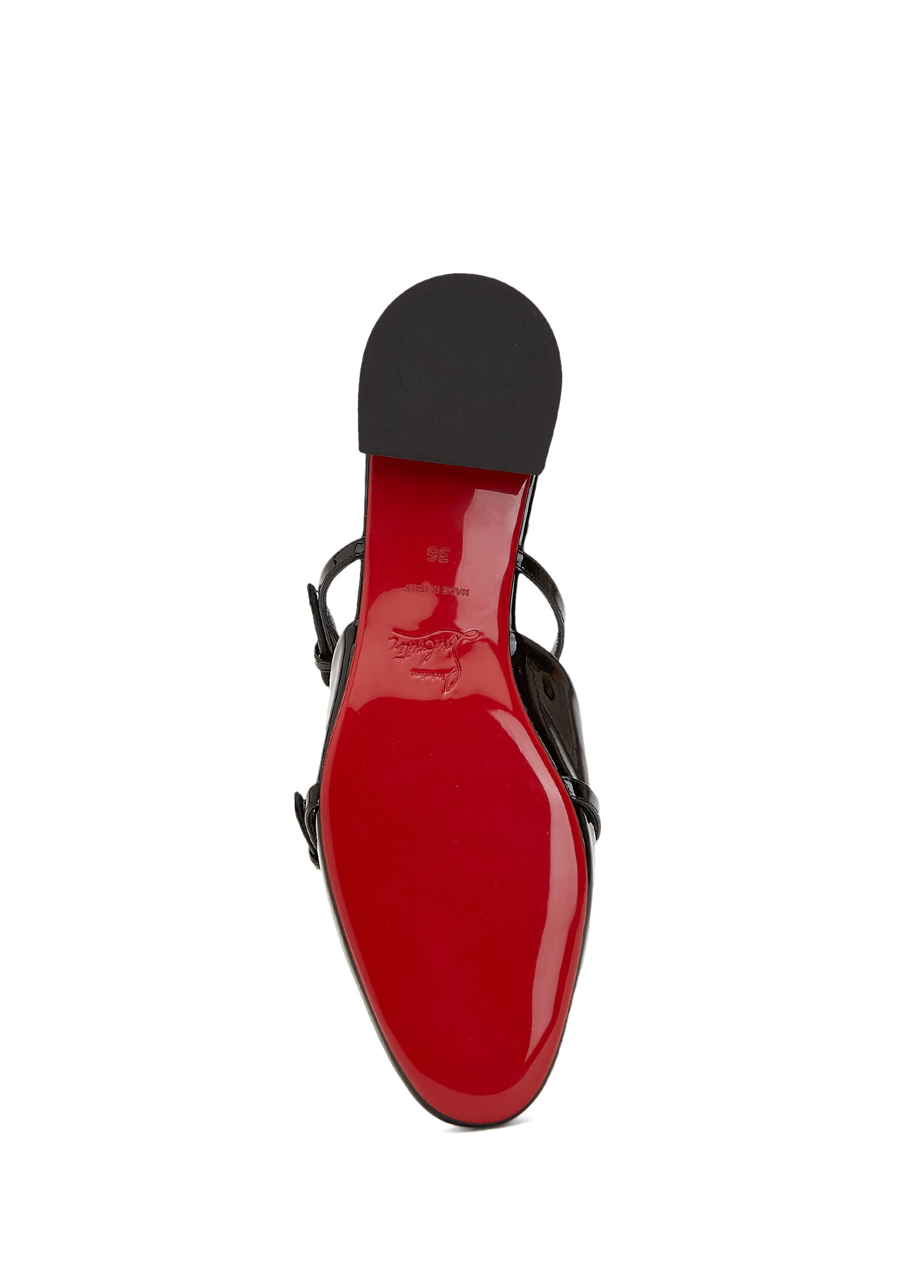 Christian Louboutin Siyah Kadın Jane Nina Siyah Kadın Deri Terlik