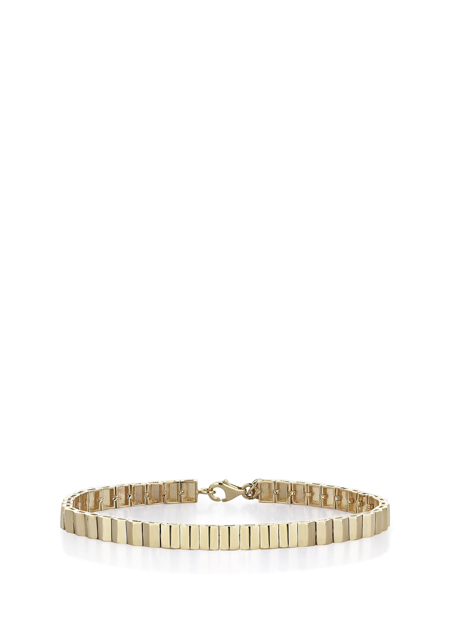 Twisted Bangle 14 Ayar Pembe Altın Kadın Bileklik