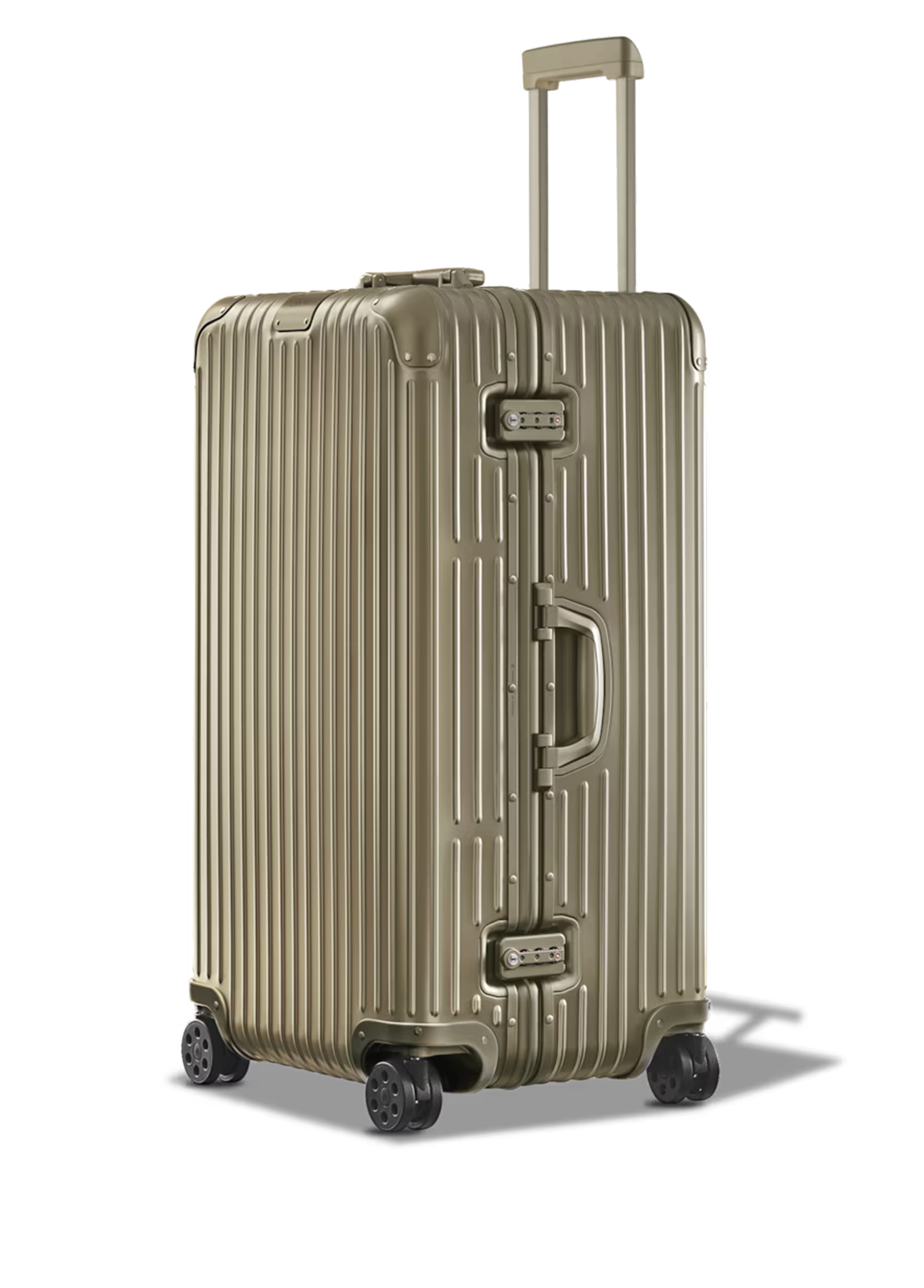 RIMOWA - RIMOWA リモワ ORIGINAL Trunk Plus ゴールド 105L Gold Rimowa Gold Men Original Trunk Plus Gold Suitcase