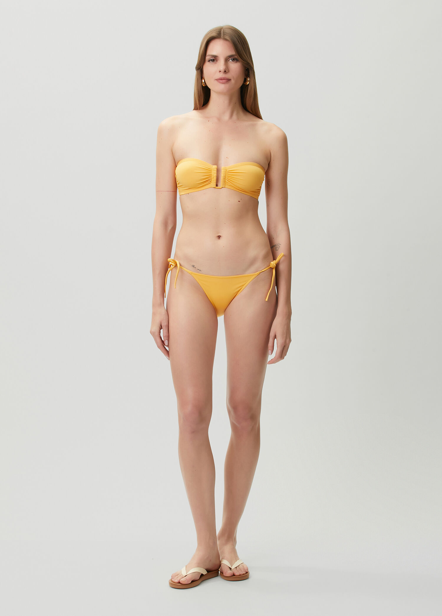 Malou Sarı Bikini Altı