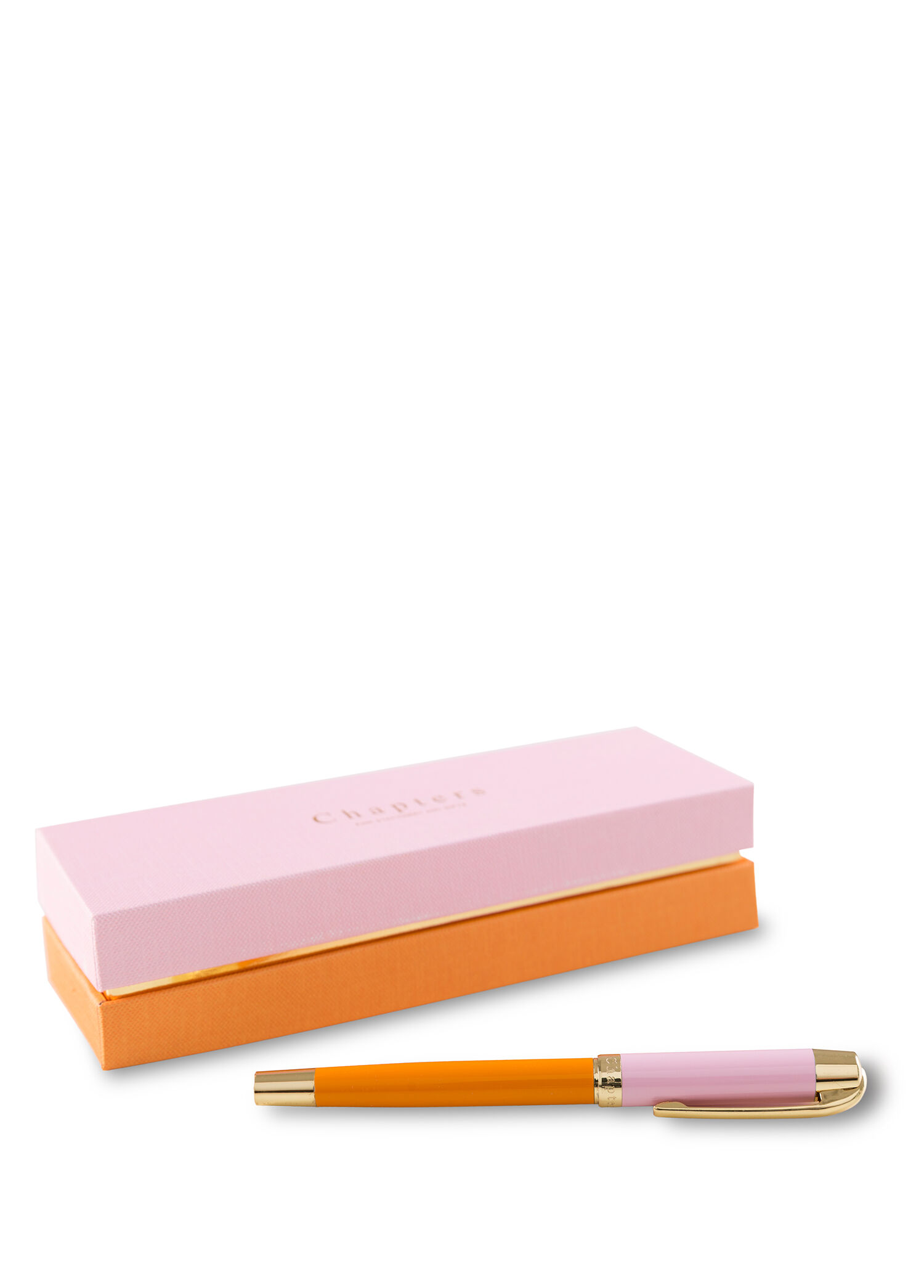 Signature Pen Pembe Turuncu Roller Kalem