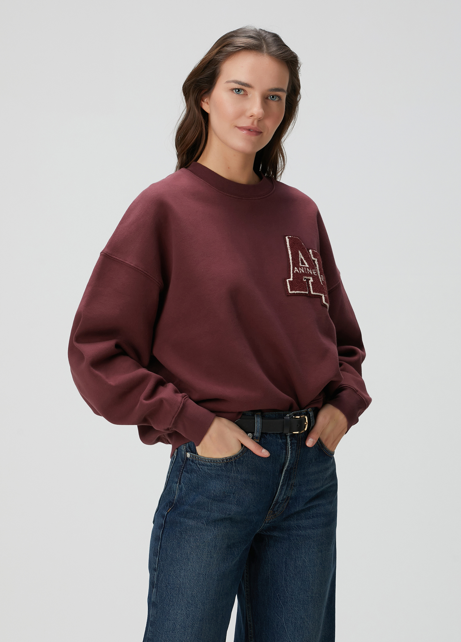 Bordo Logolu Sweatshirt