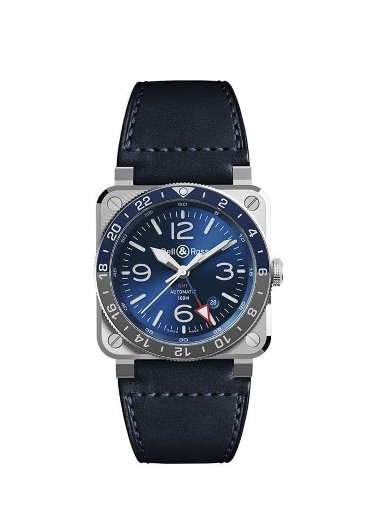 BR 03-93 GMT Blue Erkek Kol Saati