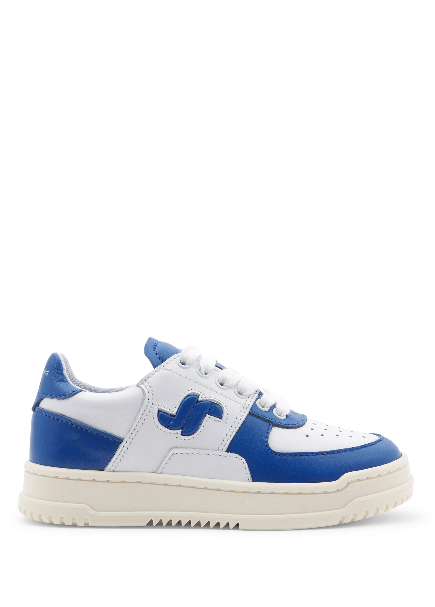 Mavi Beyaz Deri Erkek Çocuk Sneaker