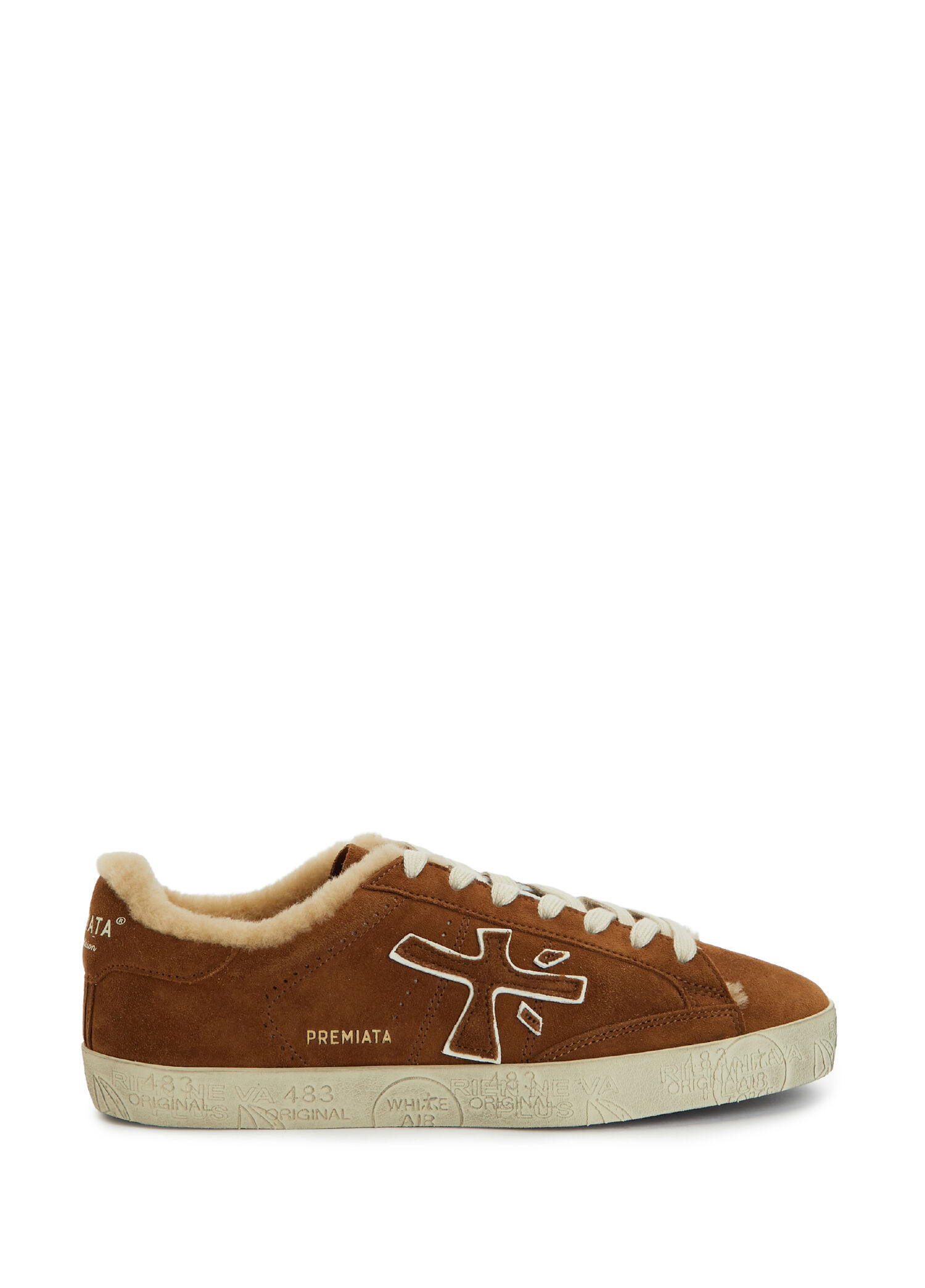 Premiata - Steven-D Montone Taba Kadın Deri Sneaker - Taba