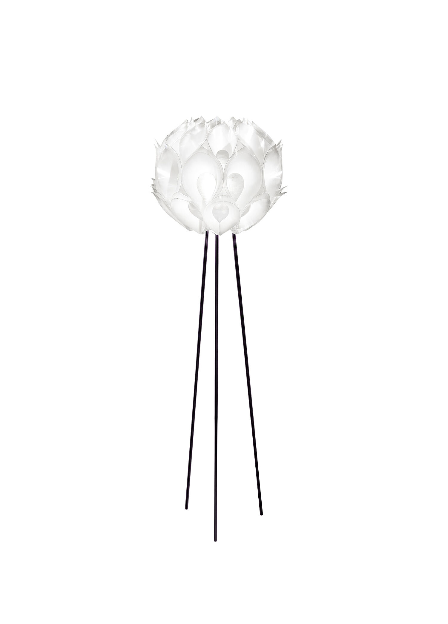 Flora Beyaz Tripod Lambader