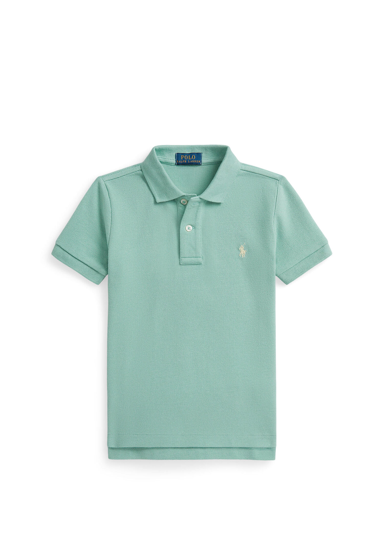 Açık Yeşil Polo Yaka Erkek Çocuk T-shirt