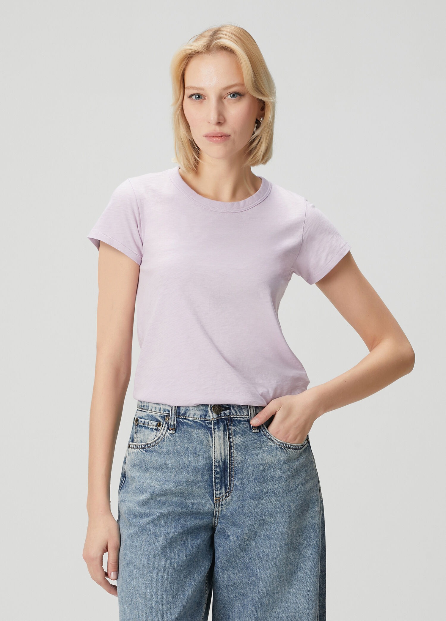 The Slub Lila T-shirt