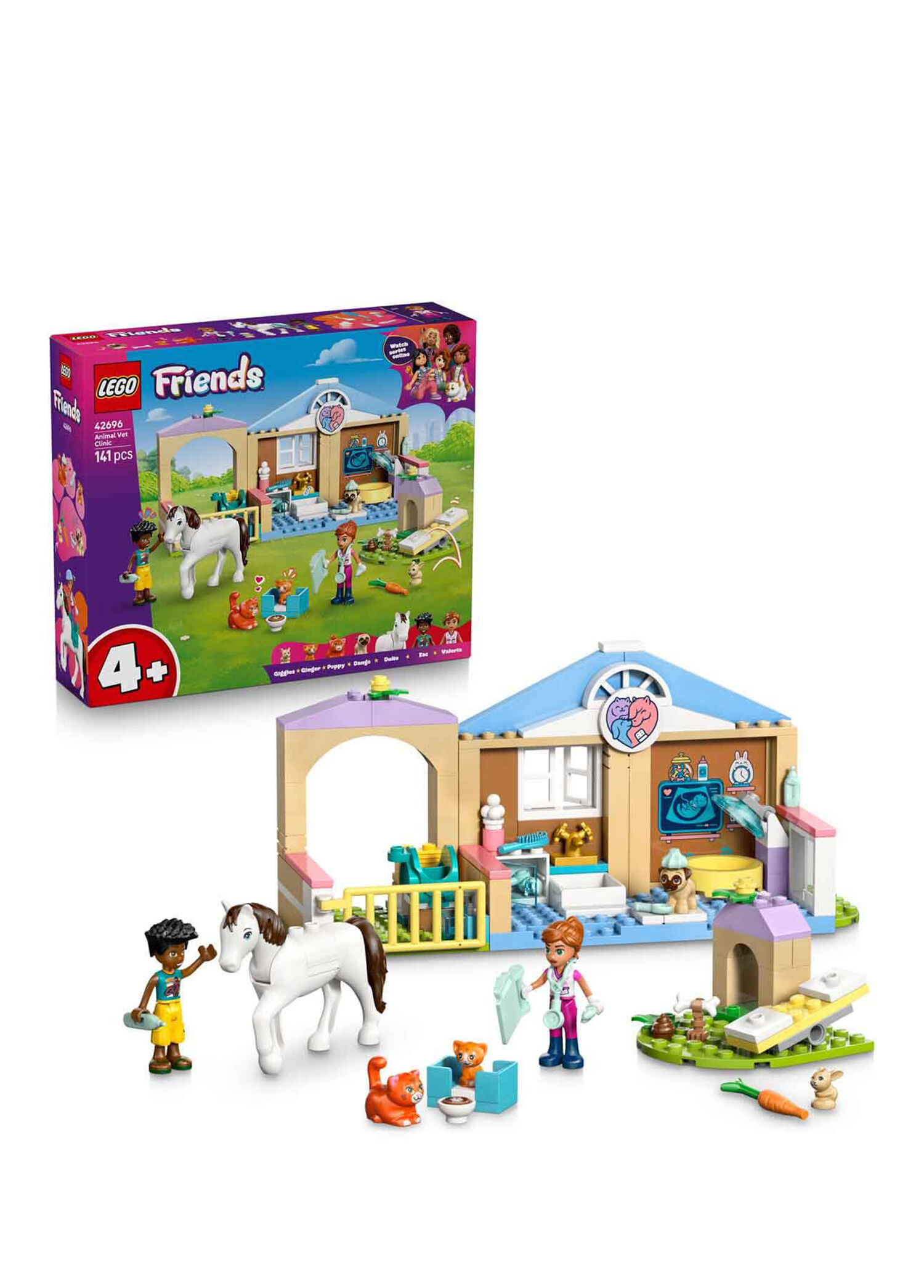 Friends Veteriner Kliniği 141 Parça 4+ Yaş Yapı Oyuncağı 42696