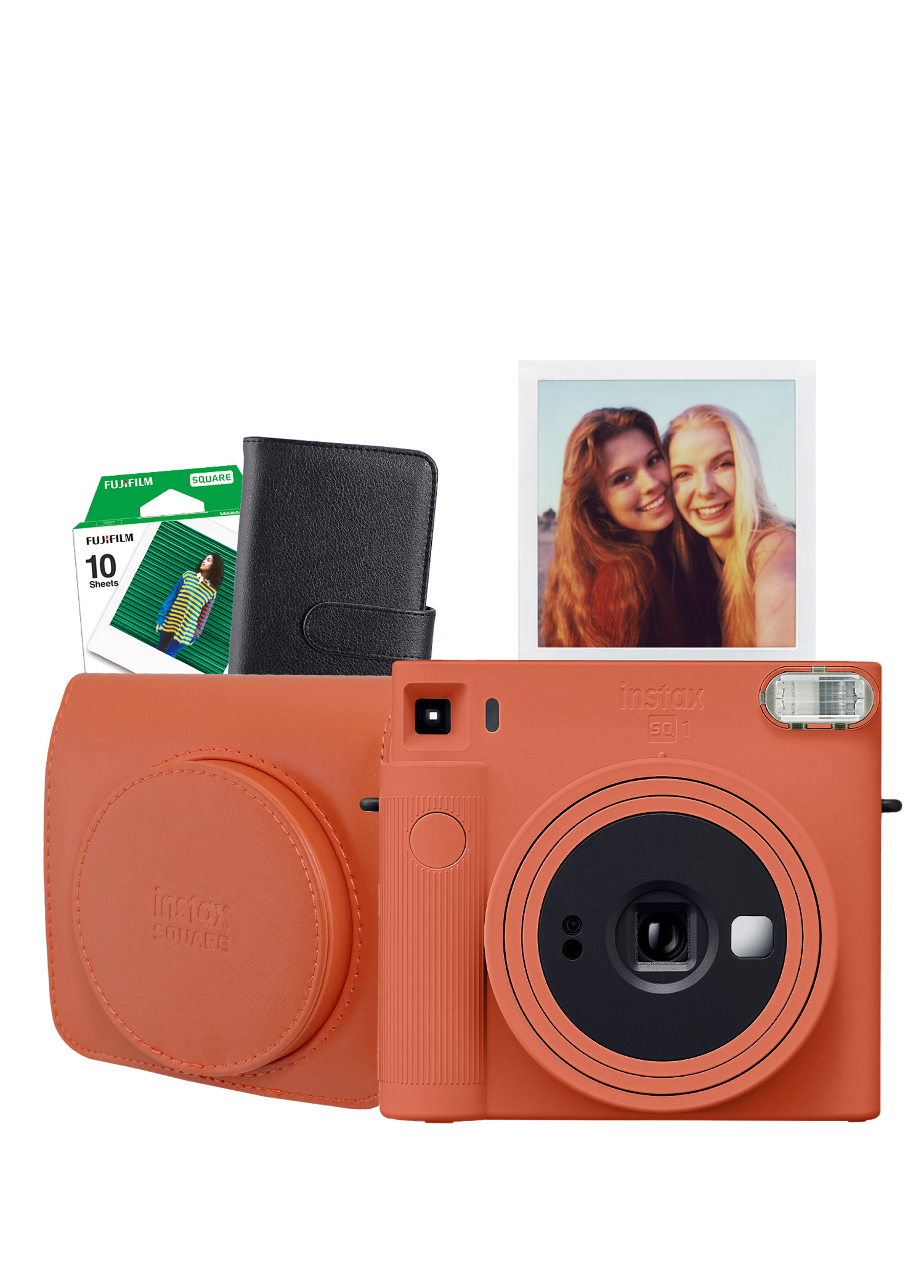 Instax SQ1 Terracotta Turuncu Fotoğraf Makinesi ve Hediye Seti 2