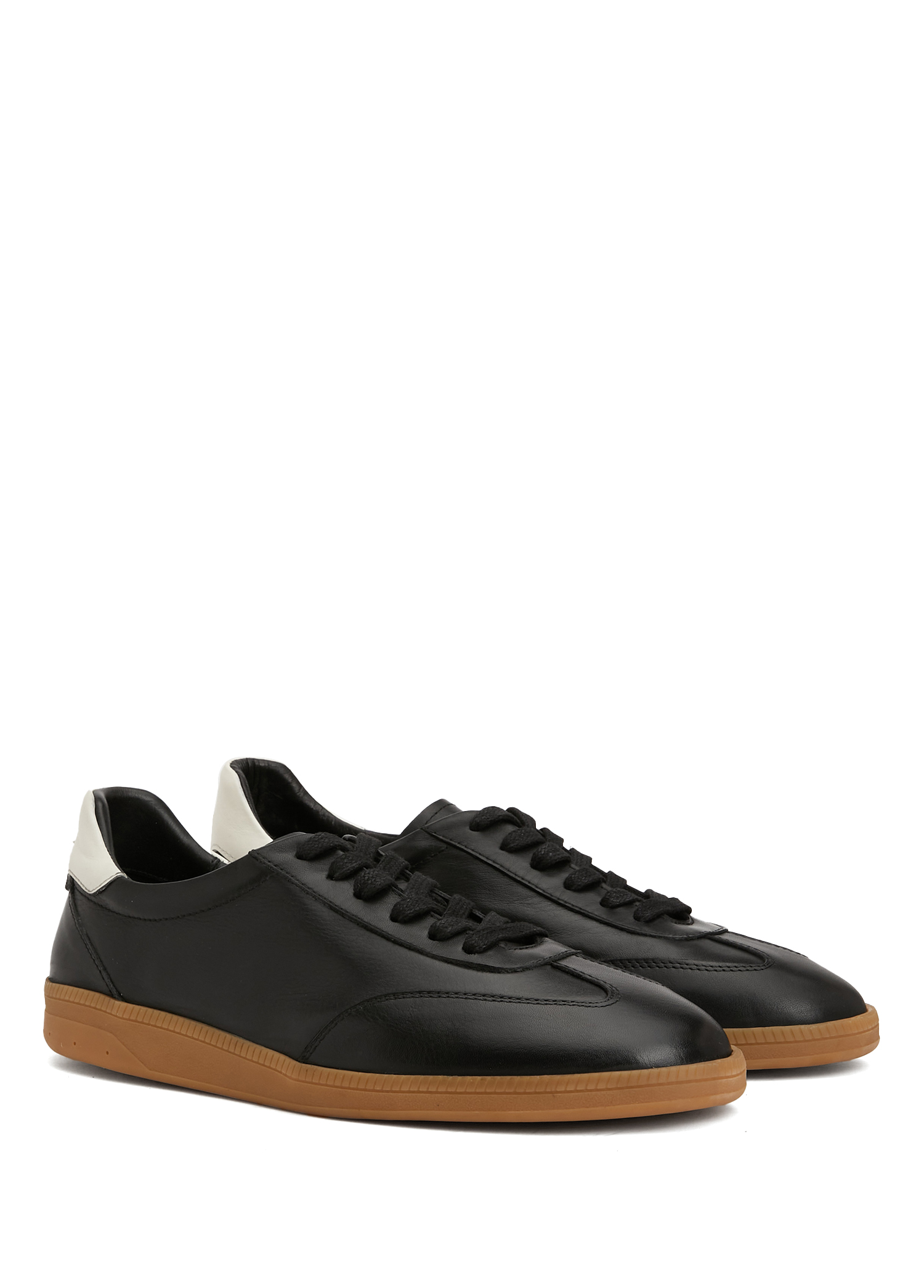 Siyah Erkek Deri Sneaker_6