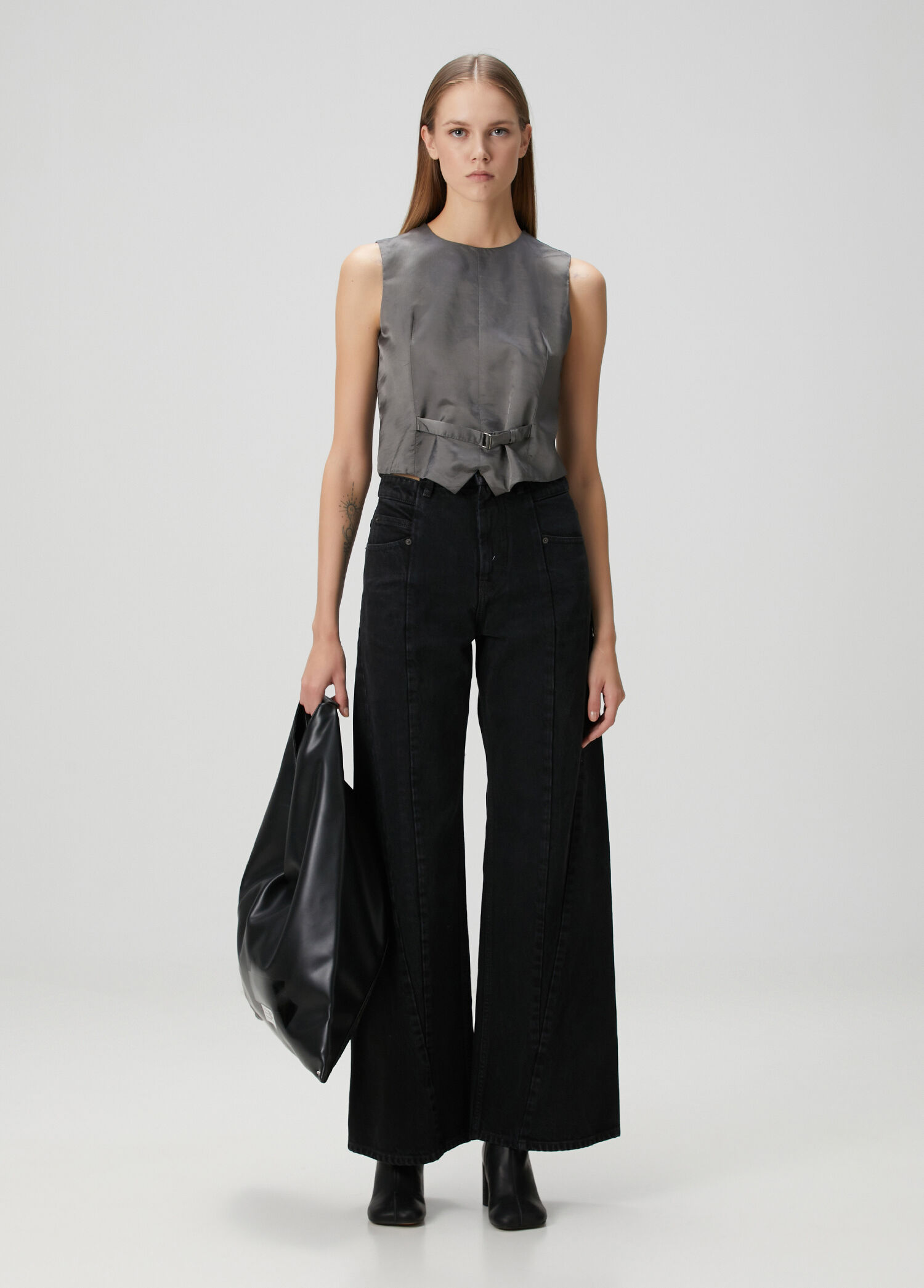 Black Straight Jeans