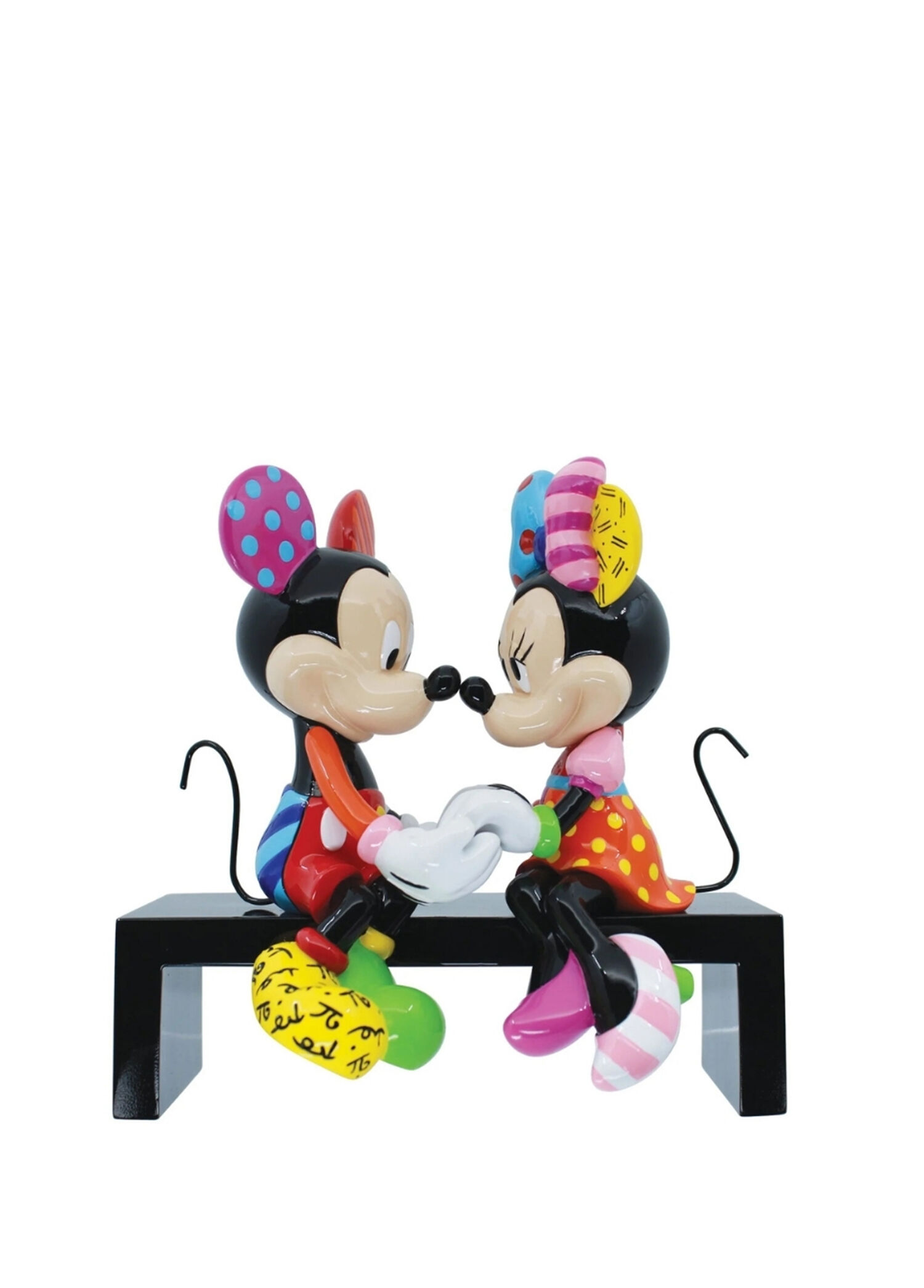 By Britto Mickey and Minnie Mouse Love Heykel Figür